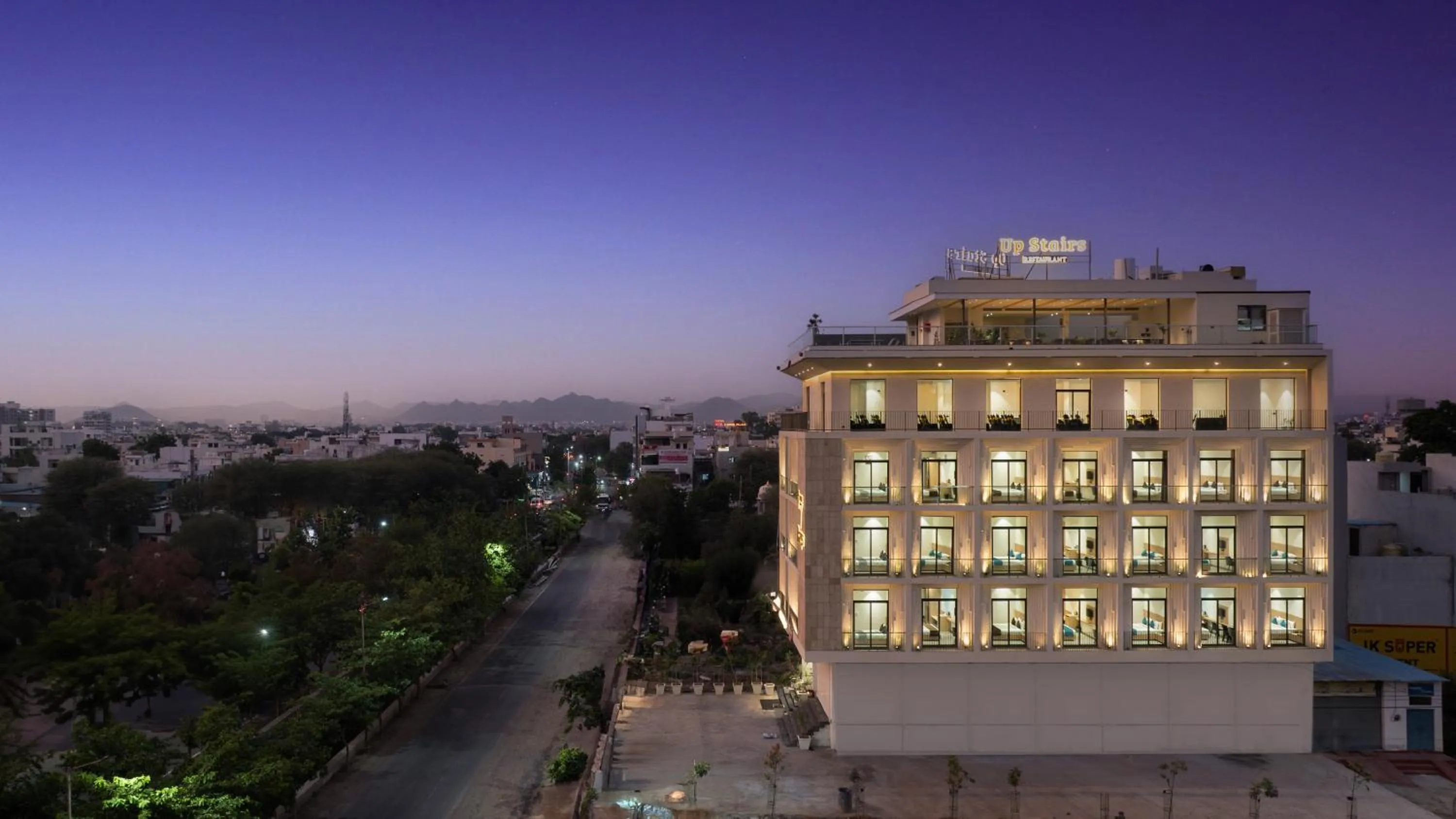 Property building in 7 rays hotel