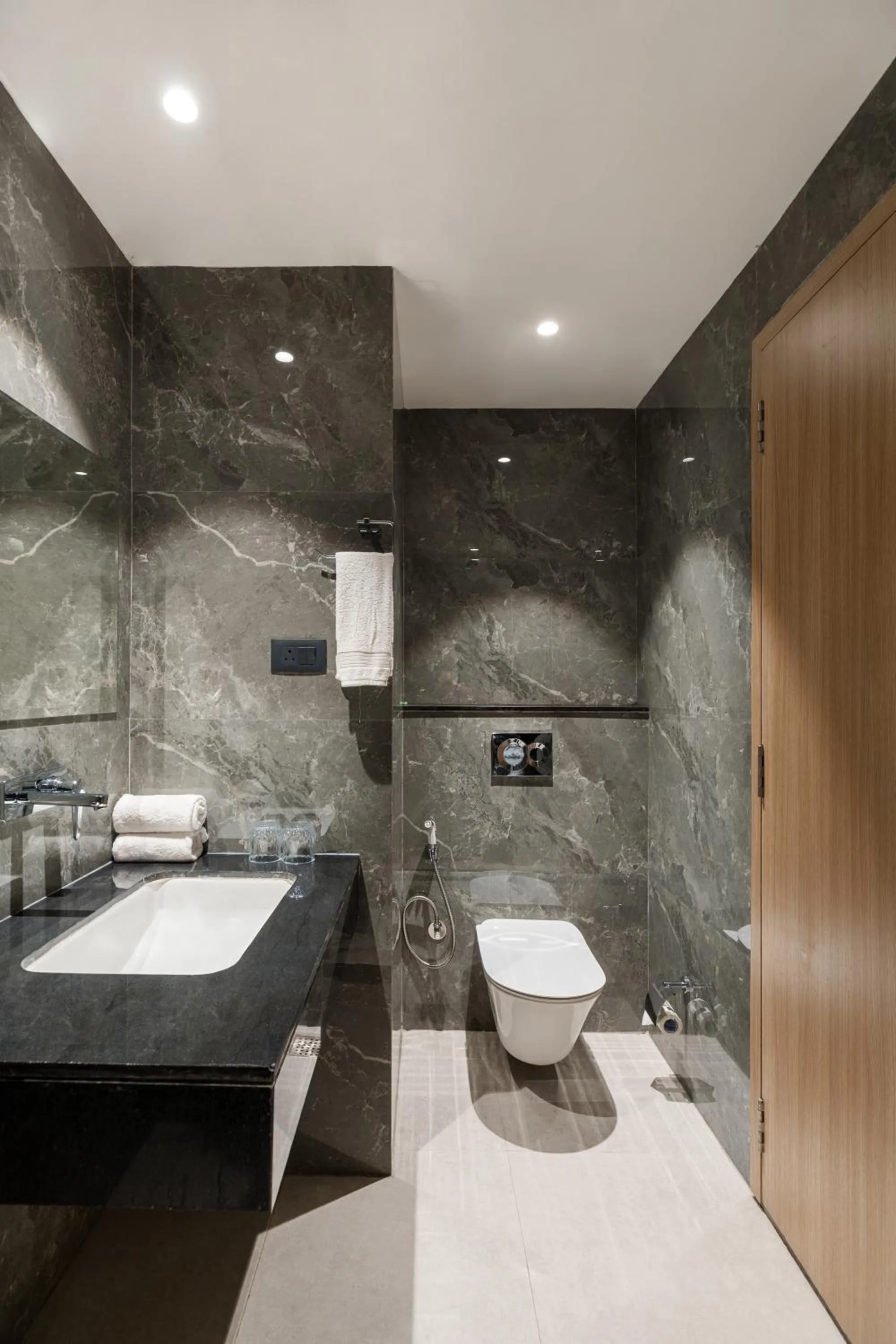 Bathroom in 7 rays hotel