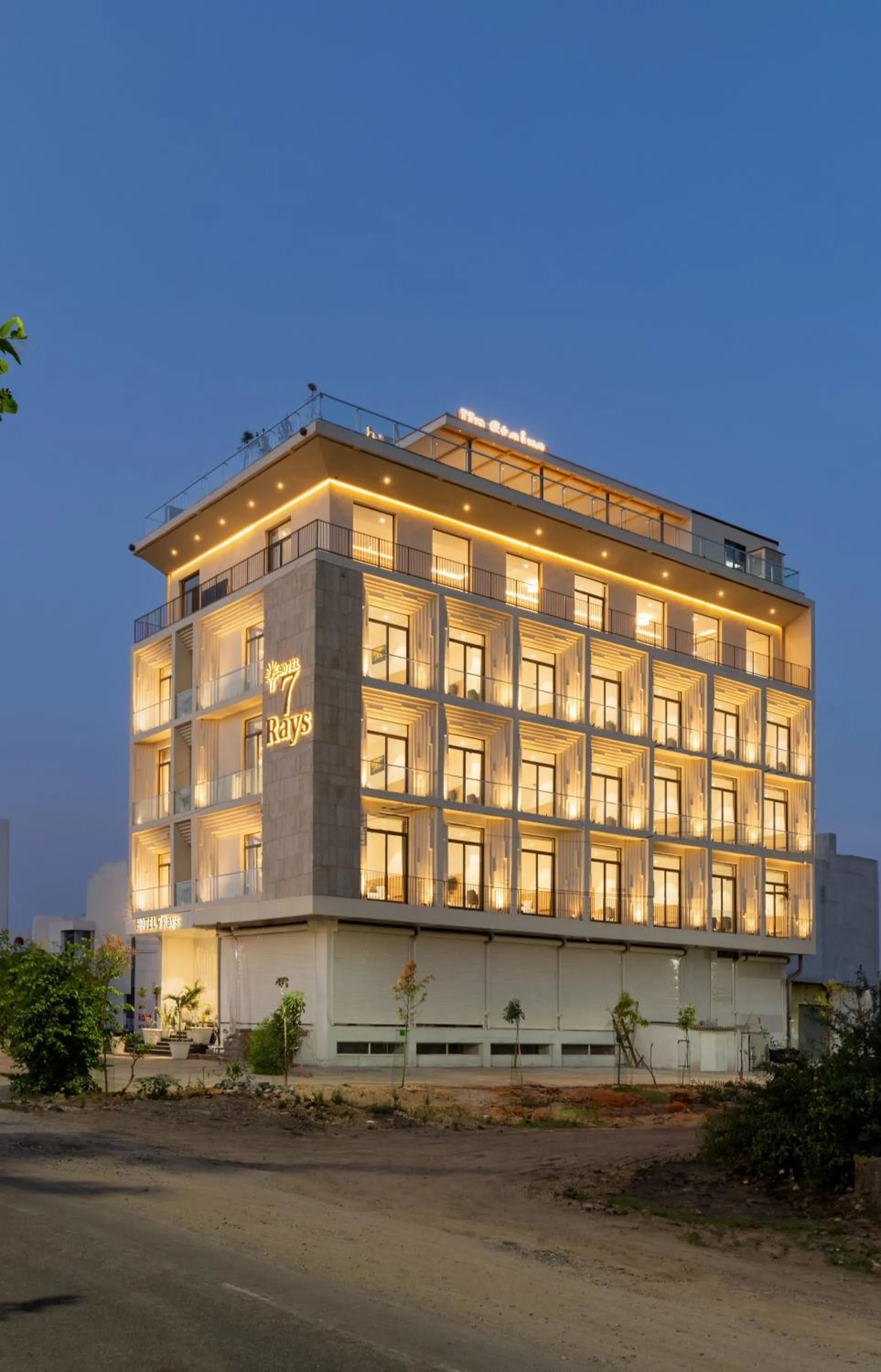 Property building in 7 rays hotel