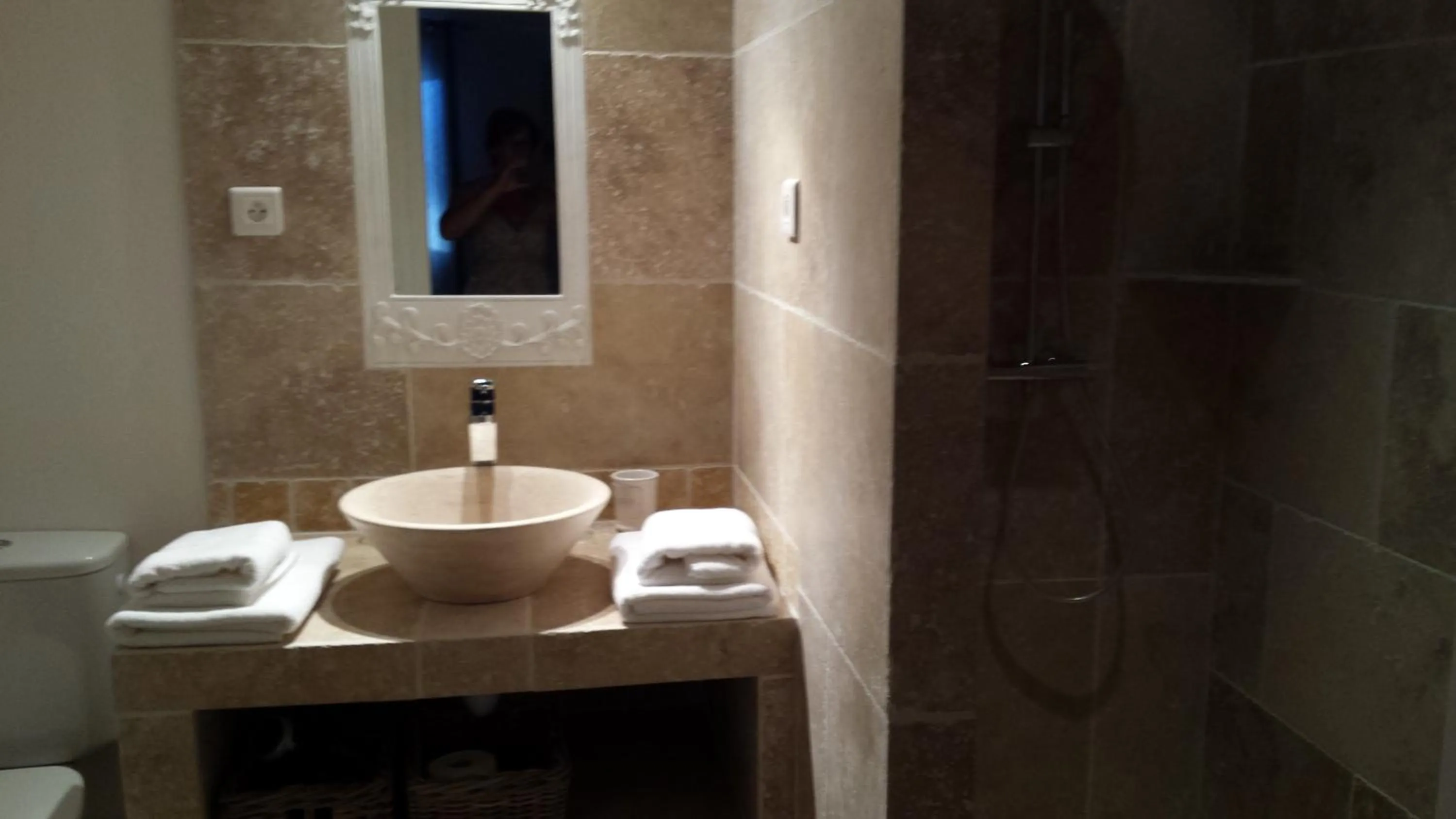 Decorative detail in Mas Saint Julien