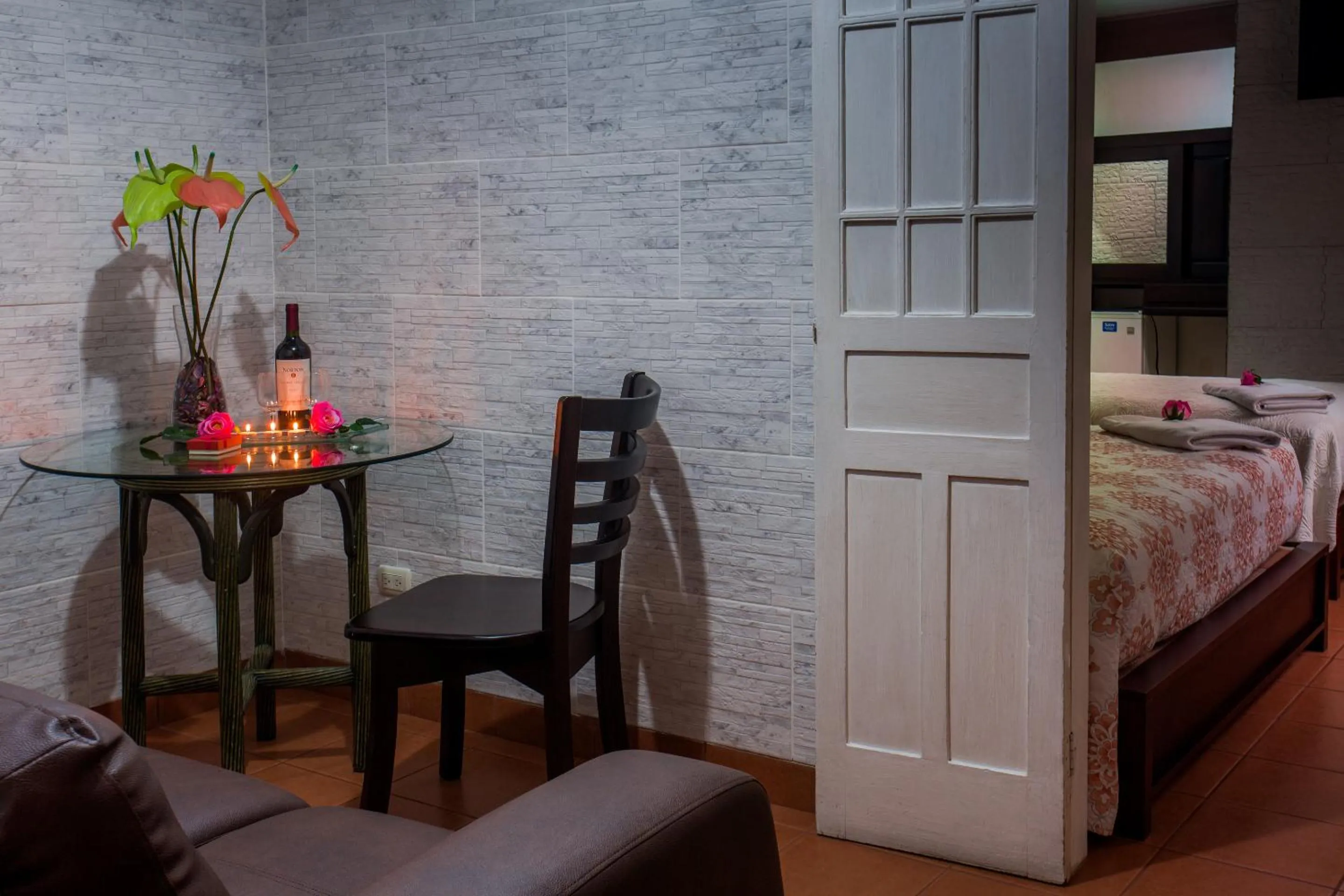 Living room, Bed in Boutique Hotel Casa Orquídeas