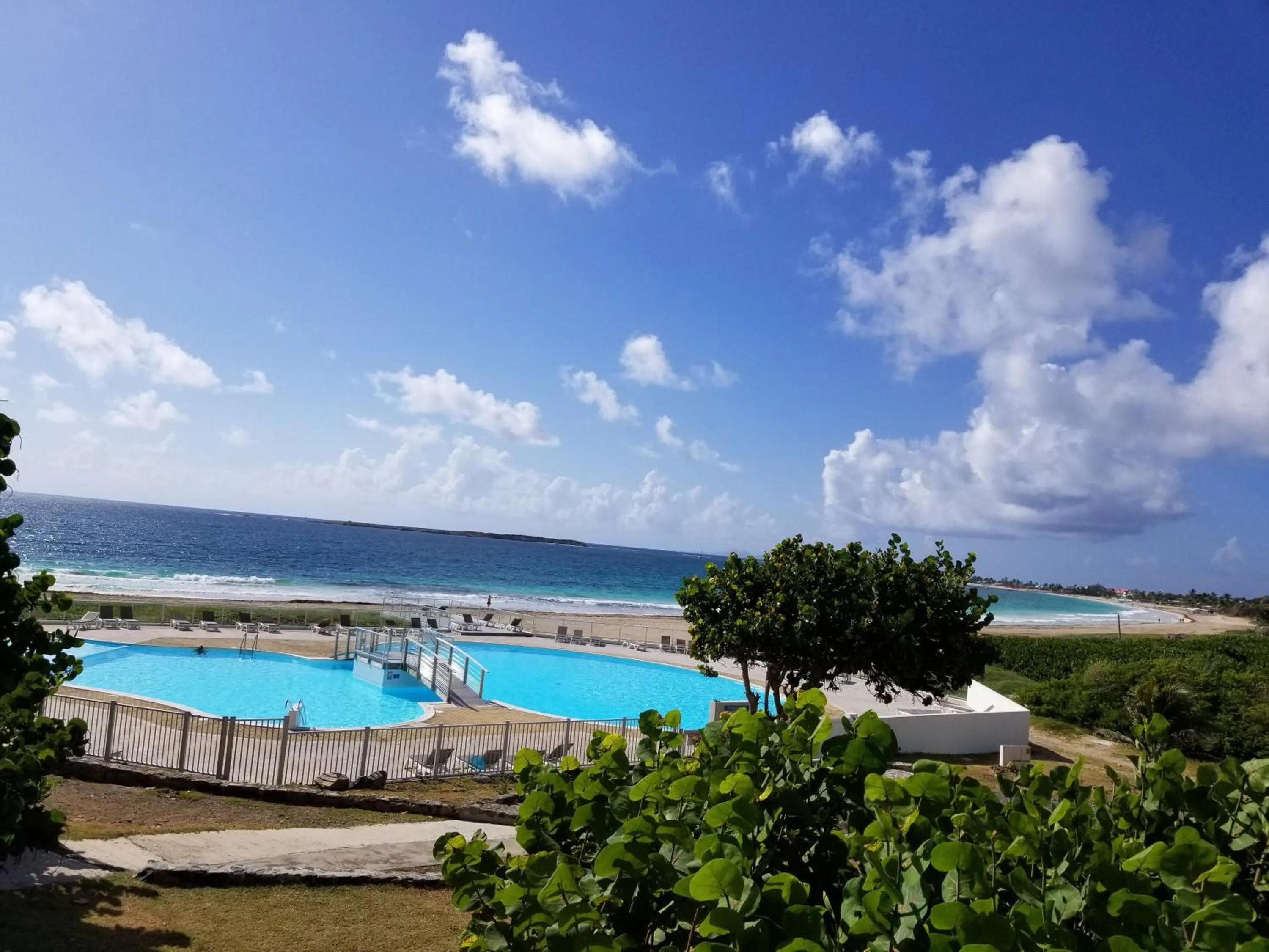 Swimming pool in Orient Bay Beach Studio