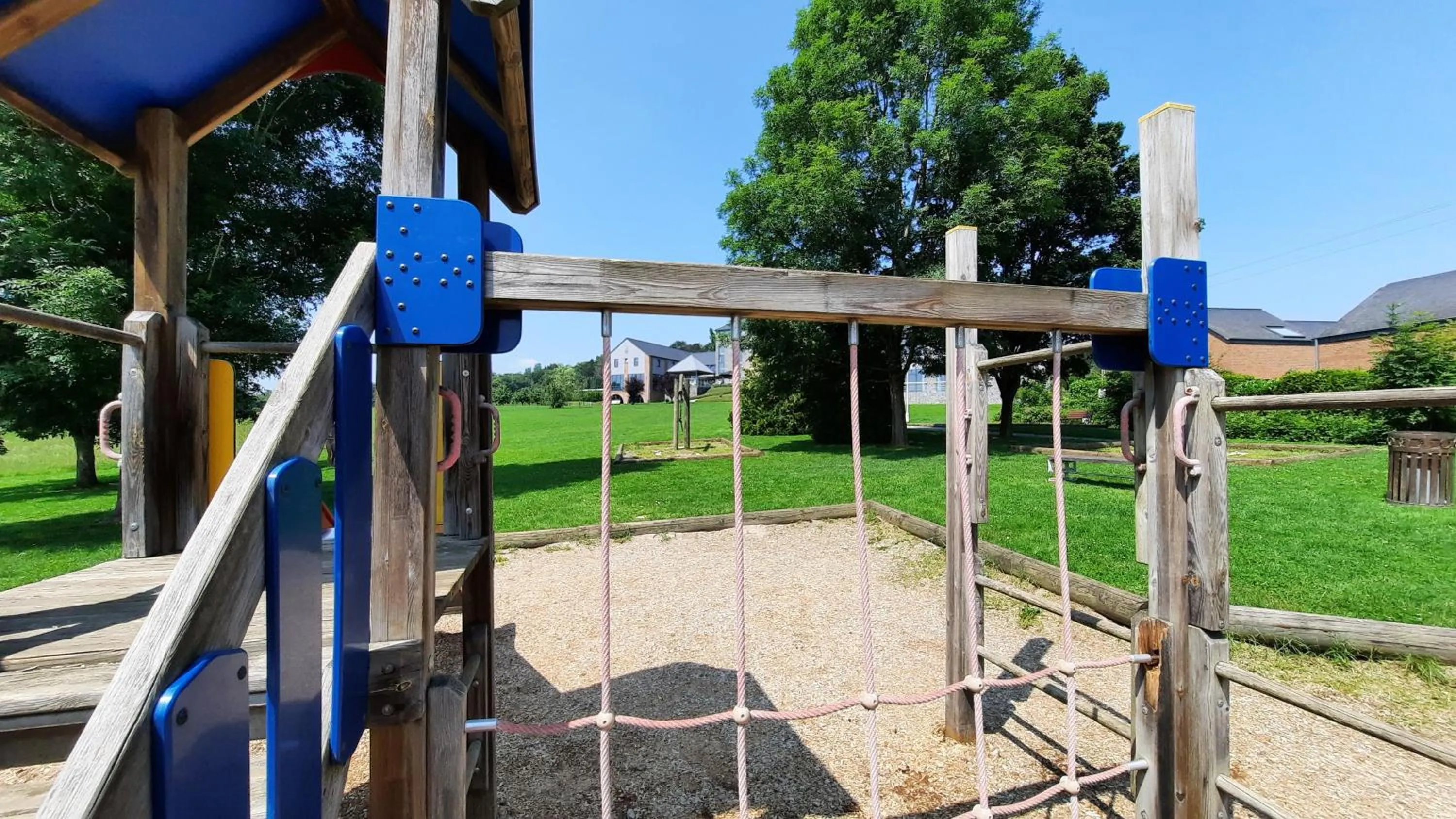 Children play ground in Maisons de Vacances Azur en Ardenne