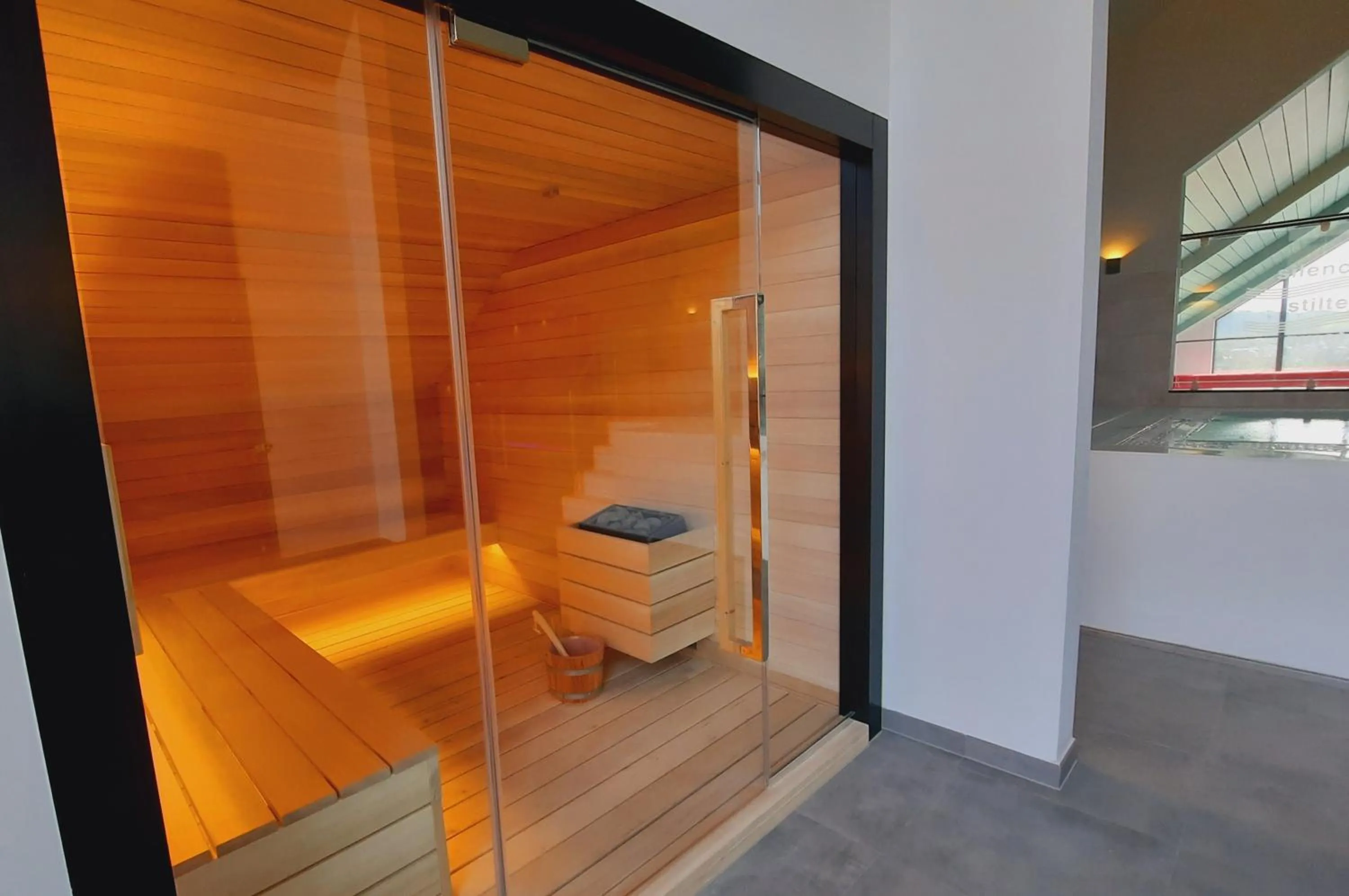 Sauna in Maisons de Vacances Azur en Ardenne