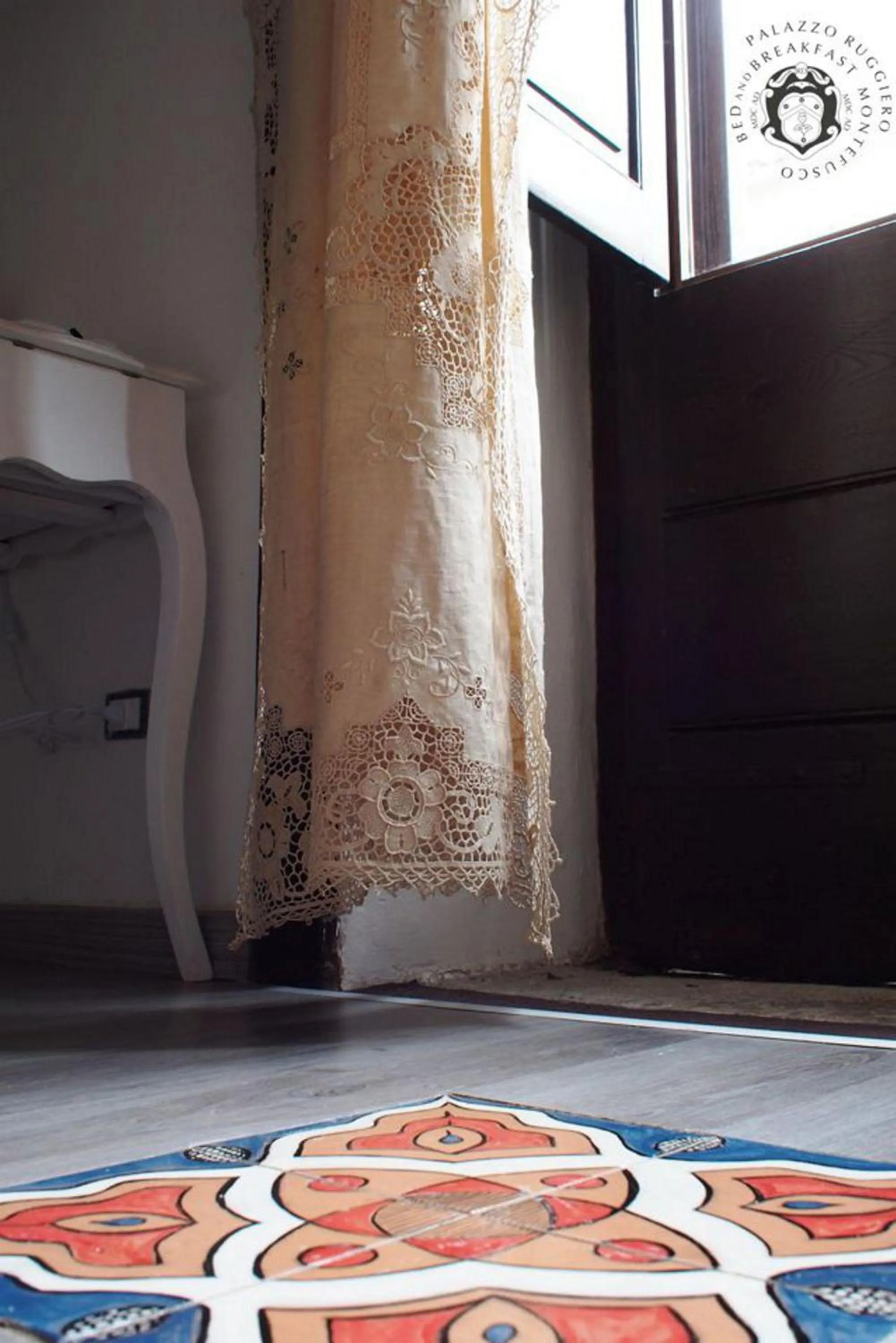 Decorative detail in Palazzo Ruggiero