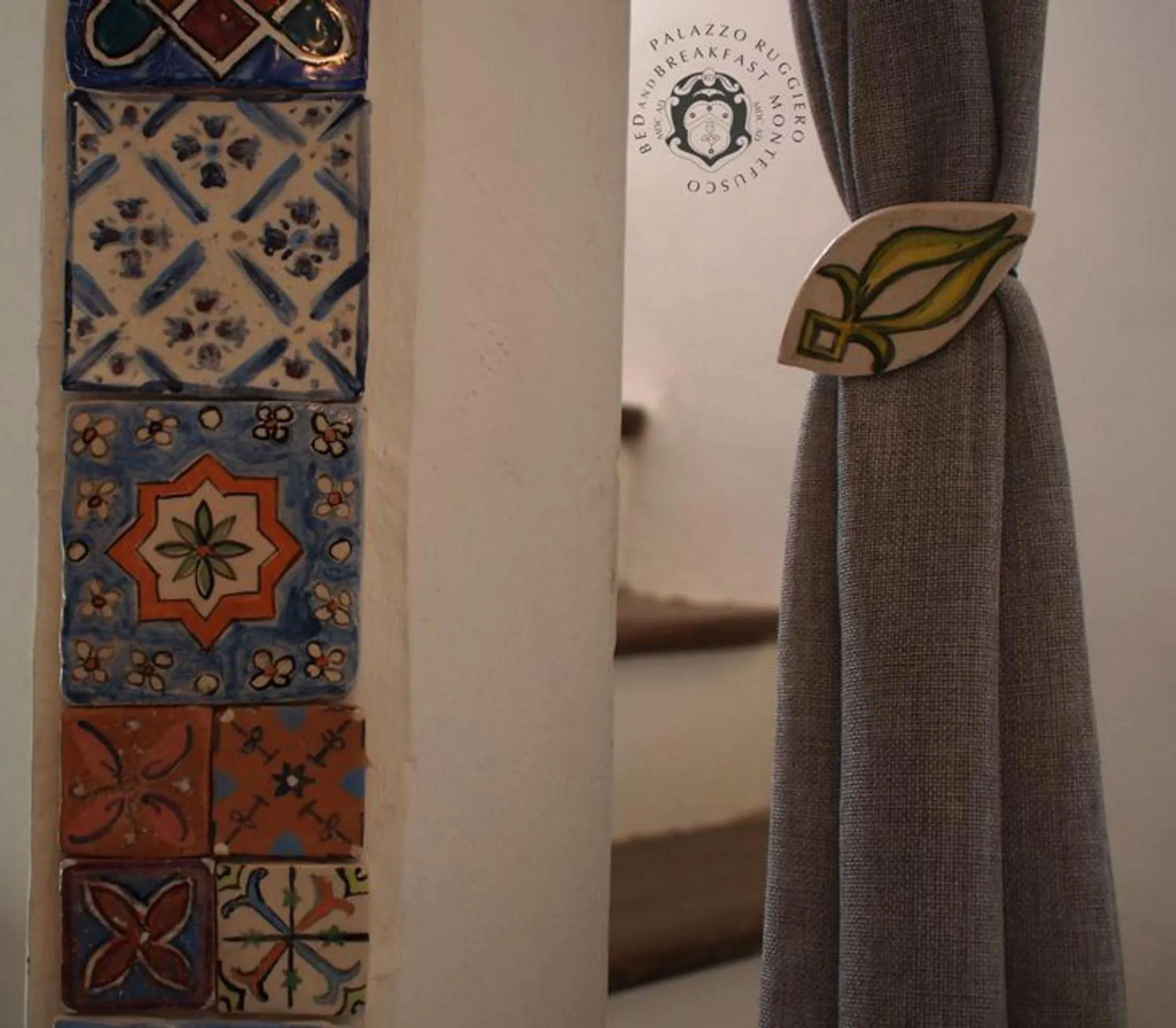 Decorative detail in Palazzo Ruggiero