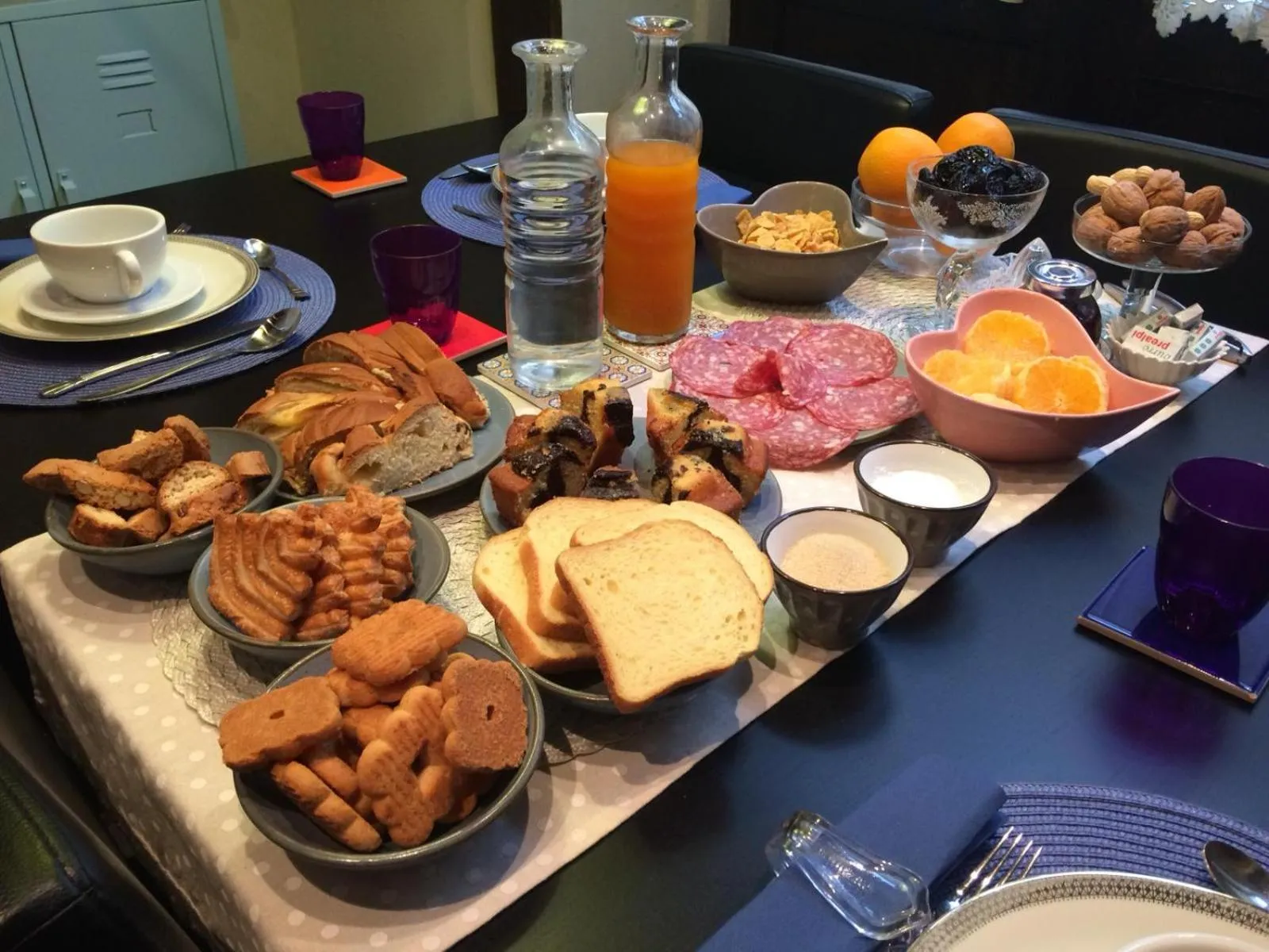 Italian breakfast in Palazzo Ruggiero