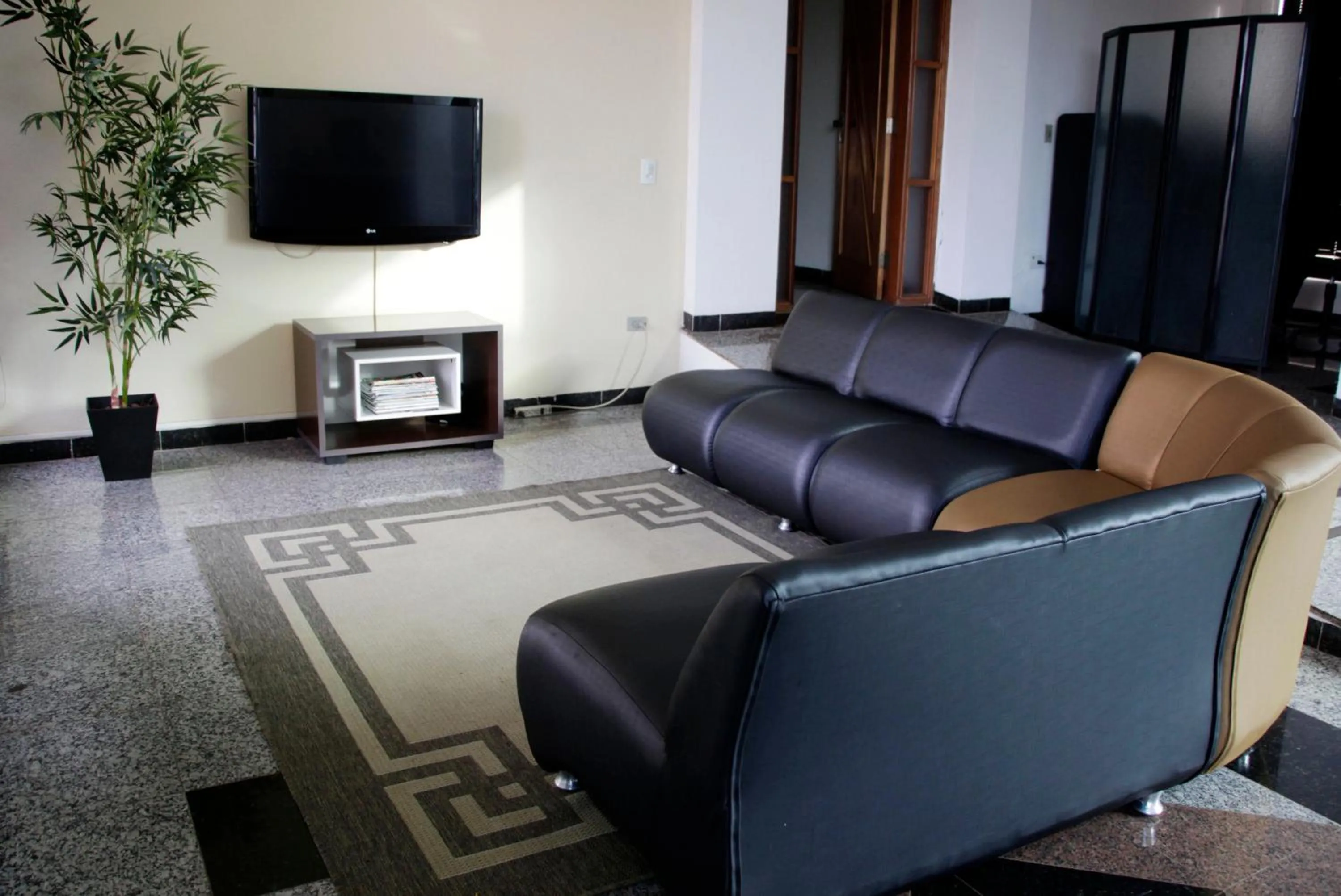 Communal lounge/ TV room in Hotel Midas