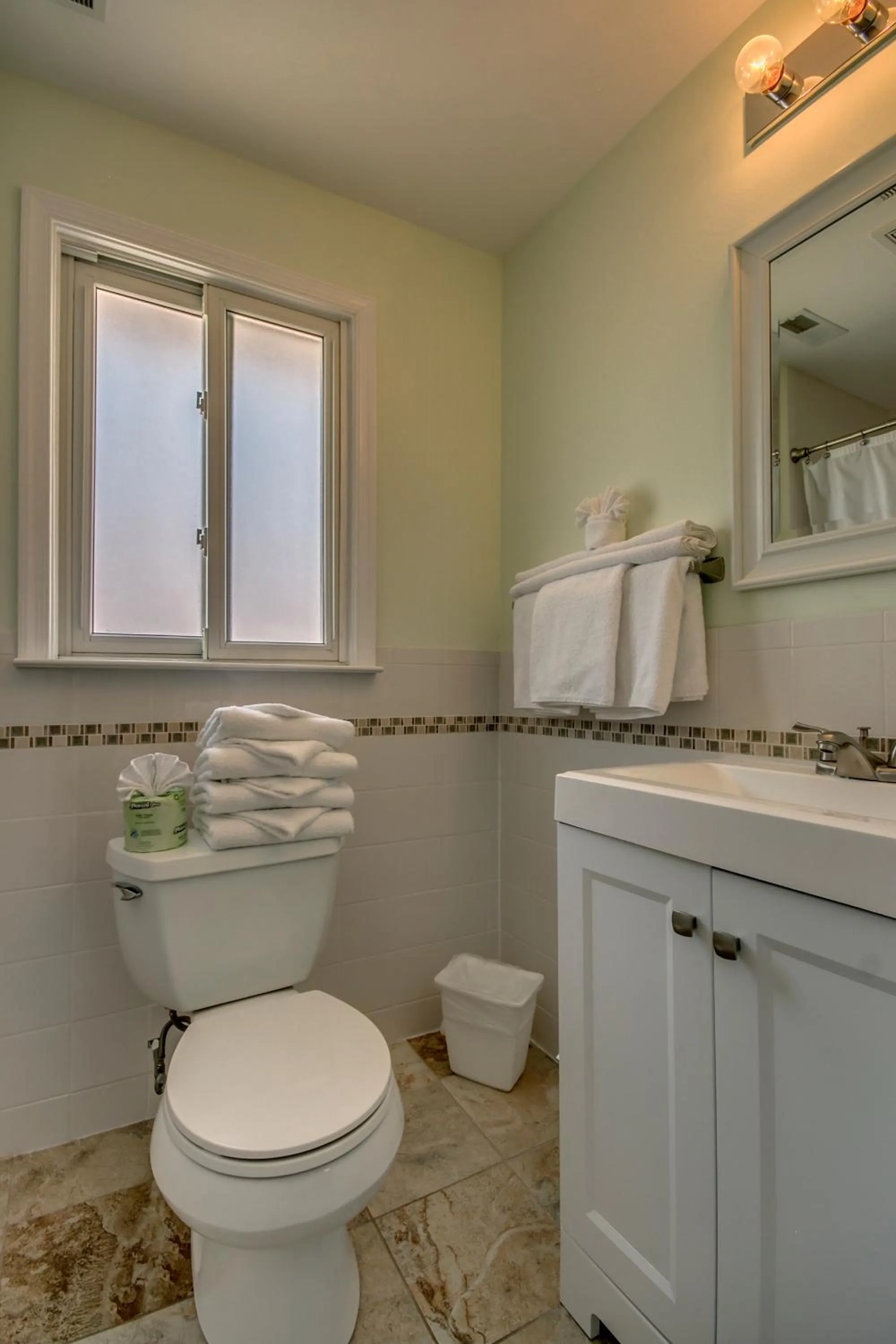 Bathroom in Daytona Inn and Suites