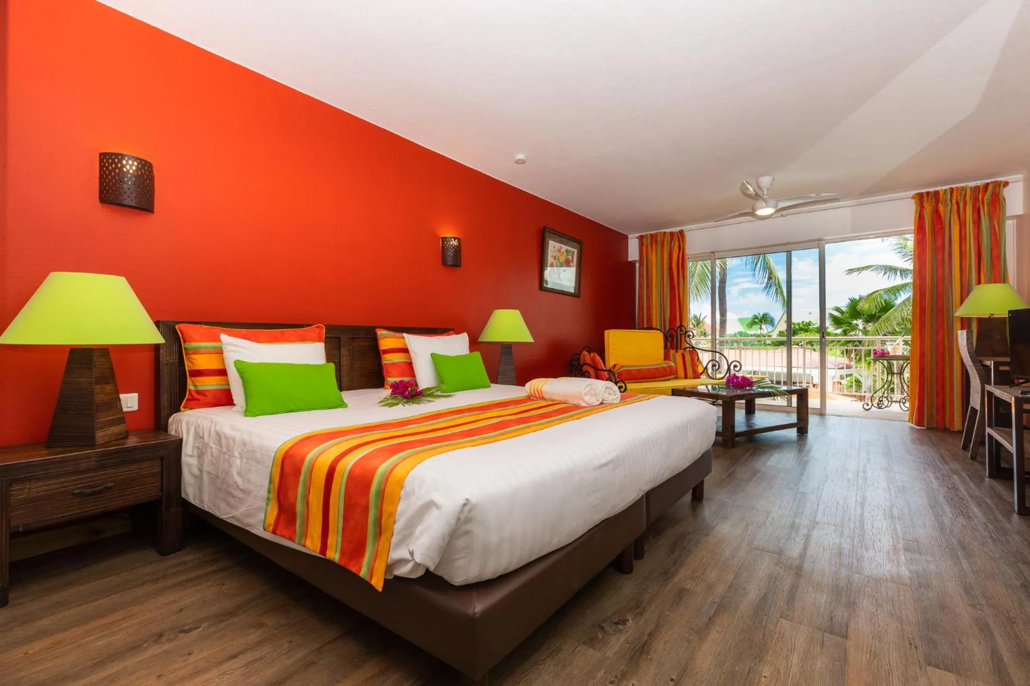 Bedroom, Bed in Orient Bay Palm Court Residence 4 Stars