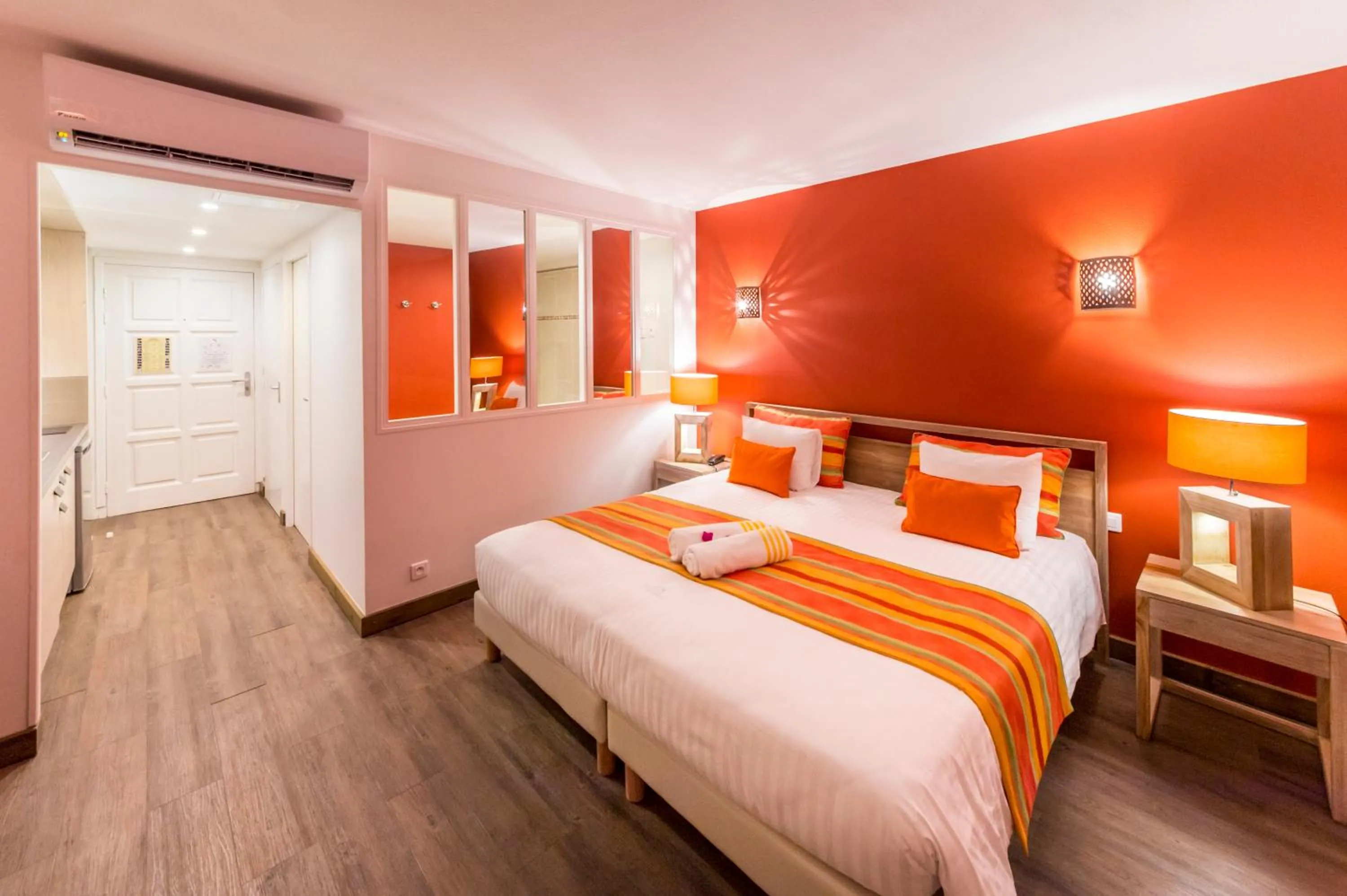 Bedroom, Bed in Orient Bay Palm Court Residence 4 Stars