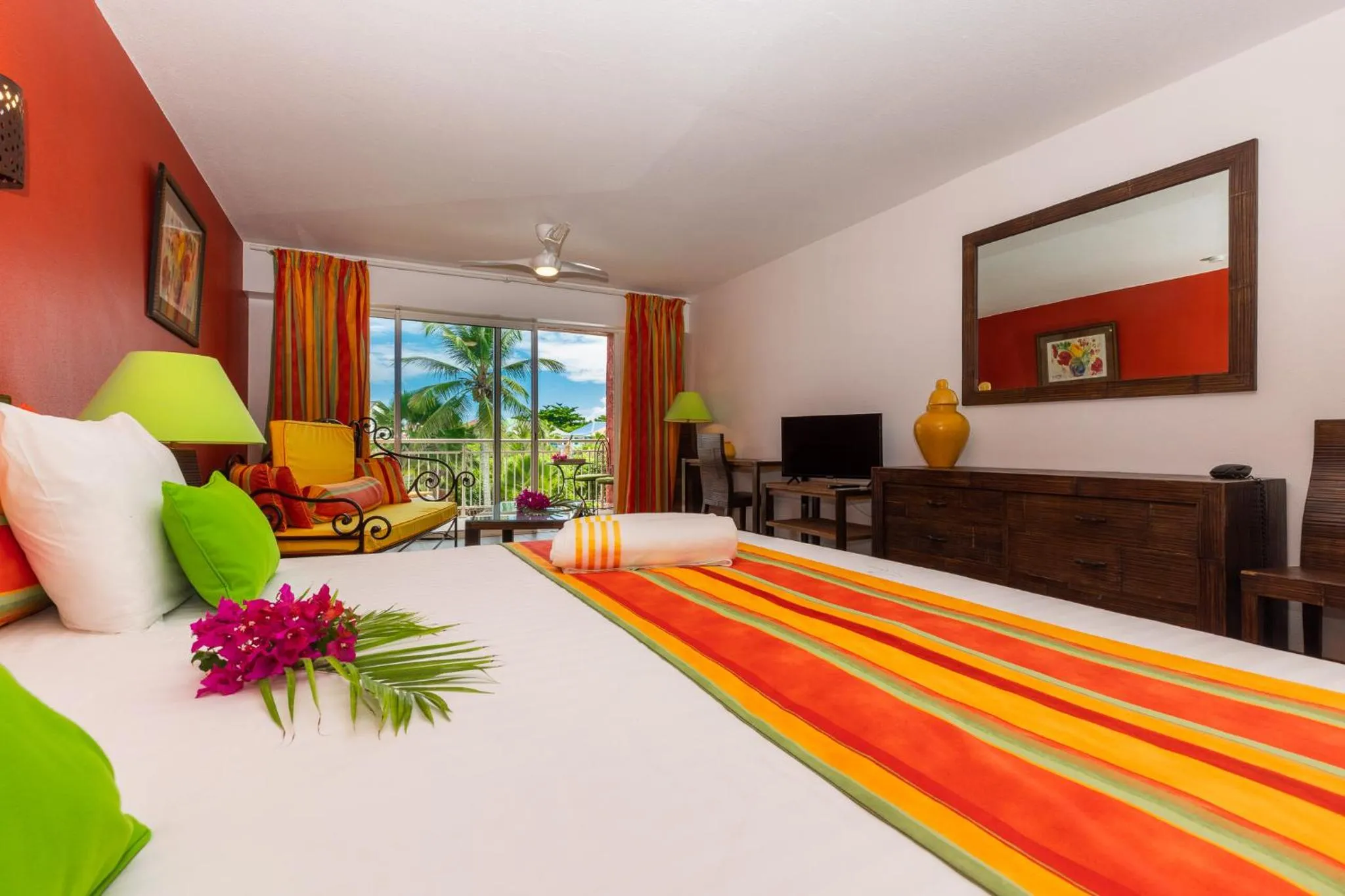 Bedroom, Bed in Orient Bay Palm Court Residence 4 Stars