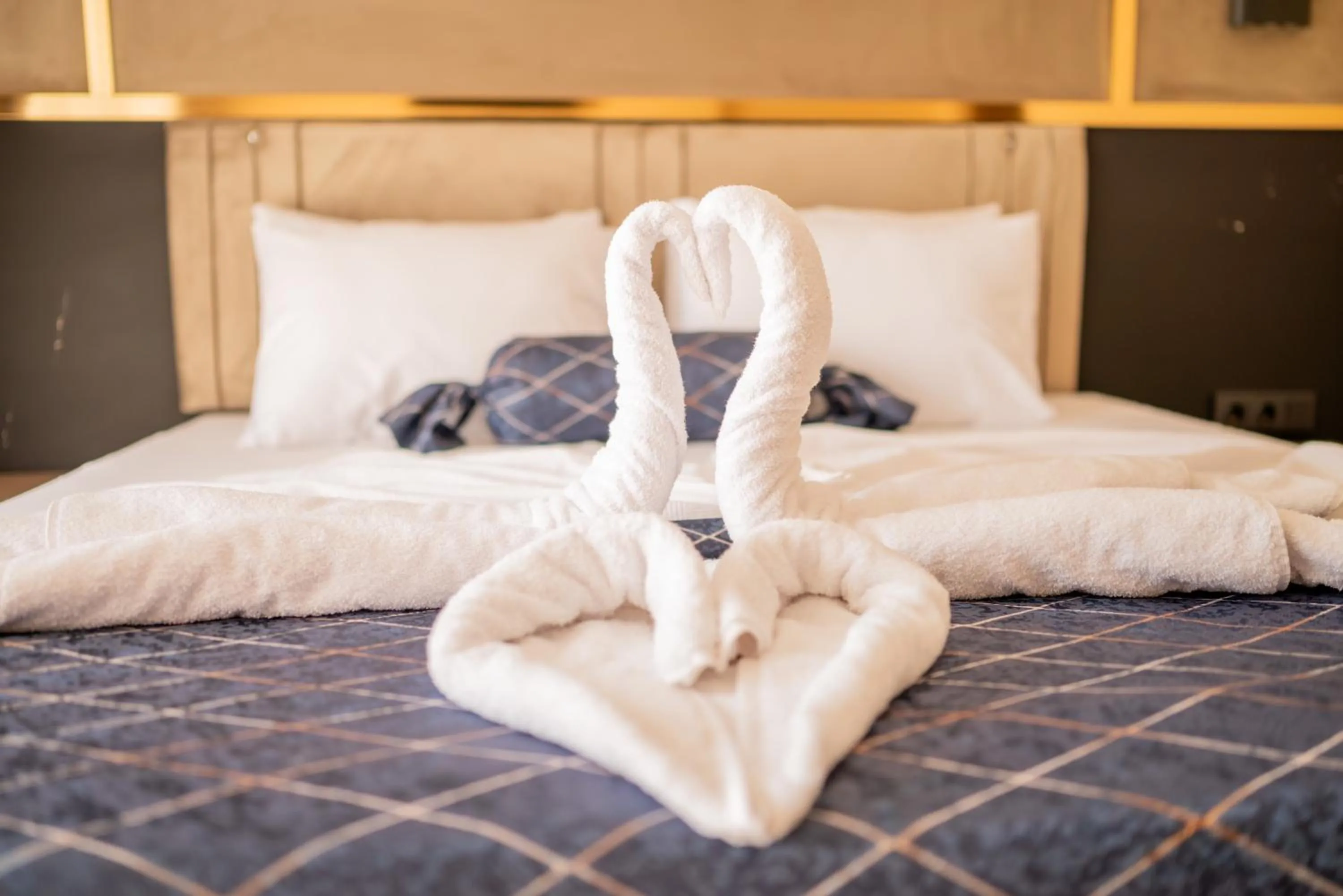 Bed in Arikan Inn Hotel