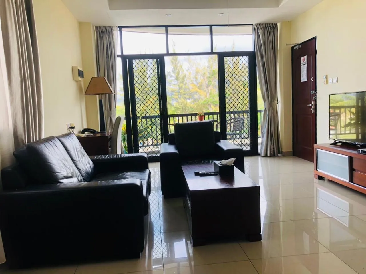 Living room in Palm Beach Hotel Dili