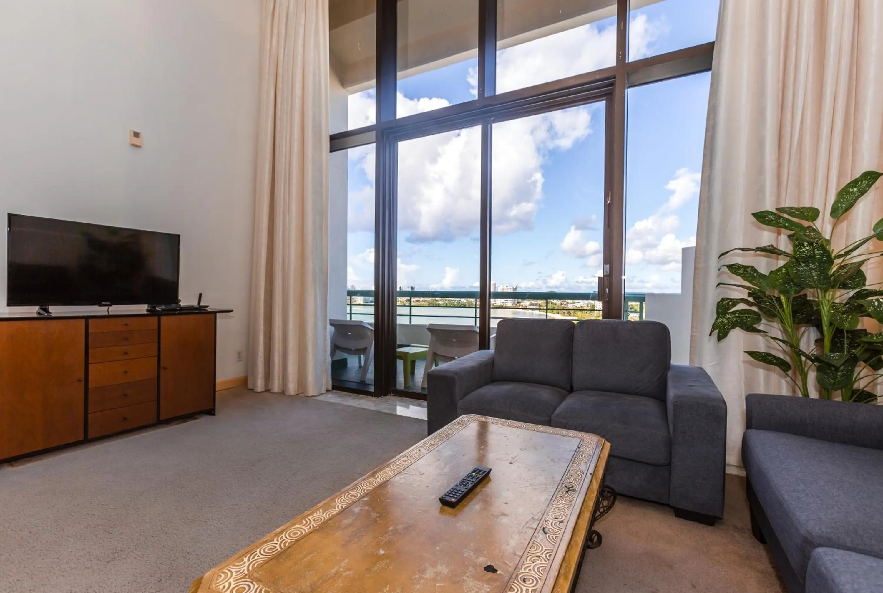Living room in Alupang Beach Tower