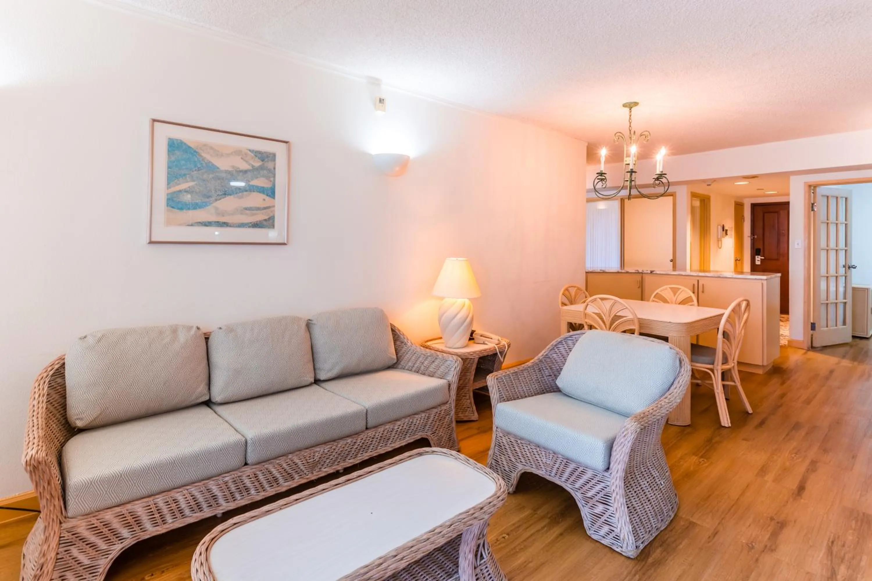 Living room in Alupang Beach Tower