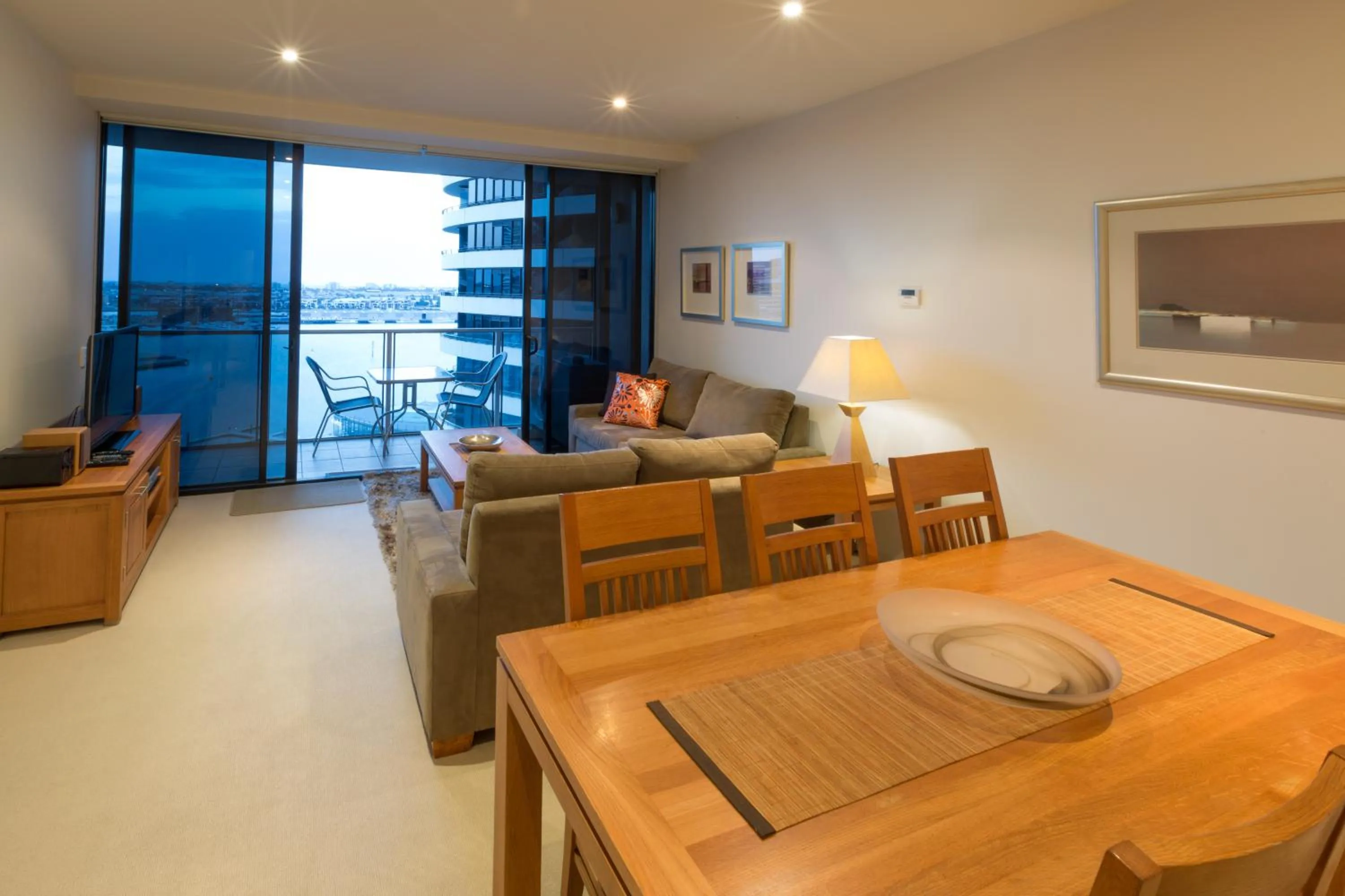 Living room in Accent Accommodation@Docklands
