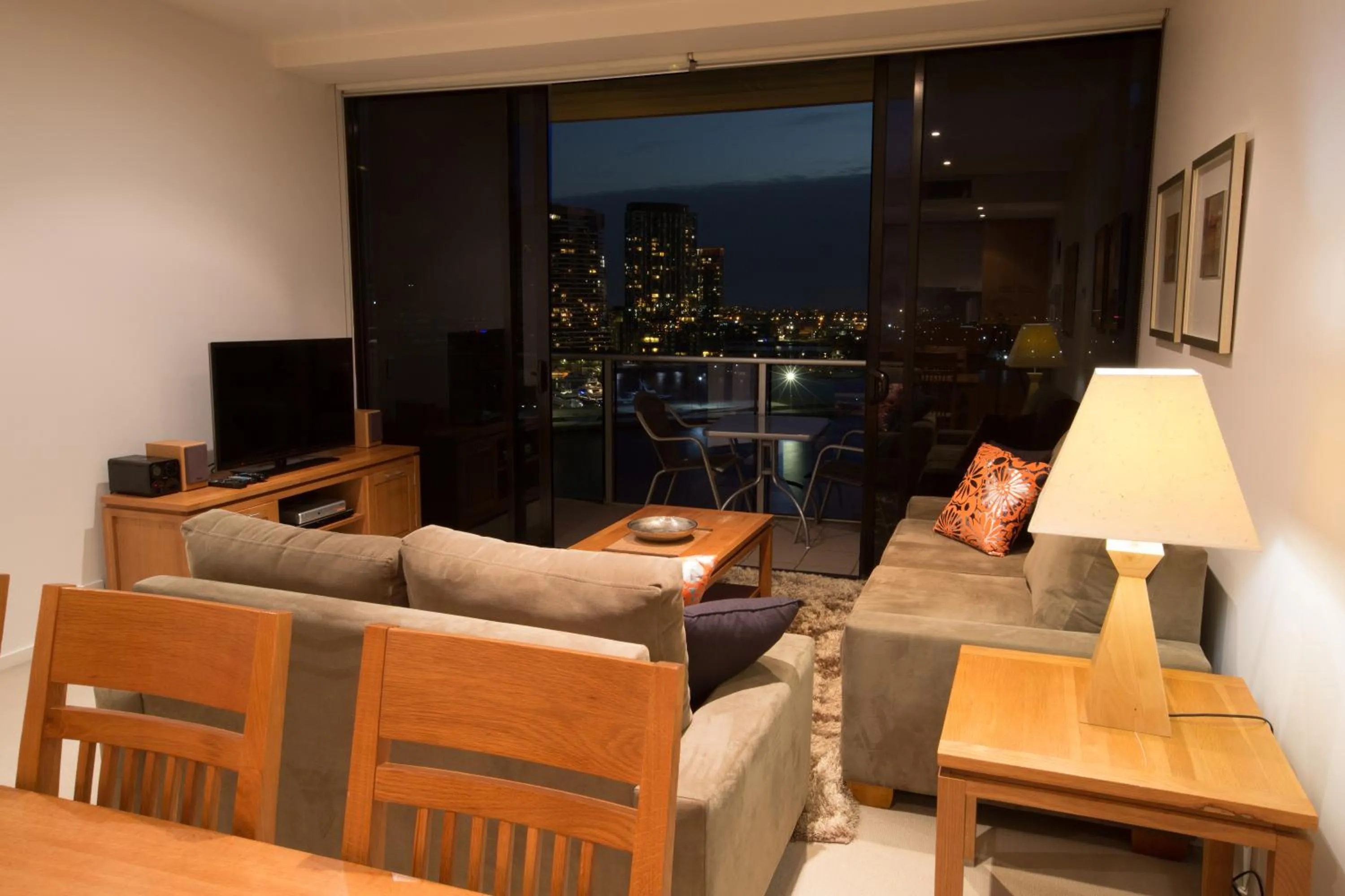 Living room in Accent Accommodation@Docklands