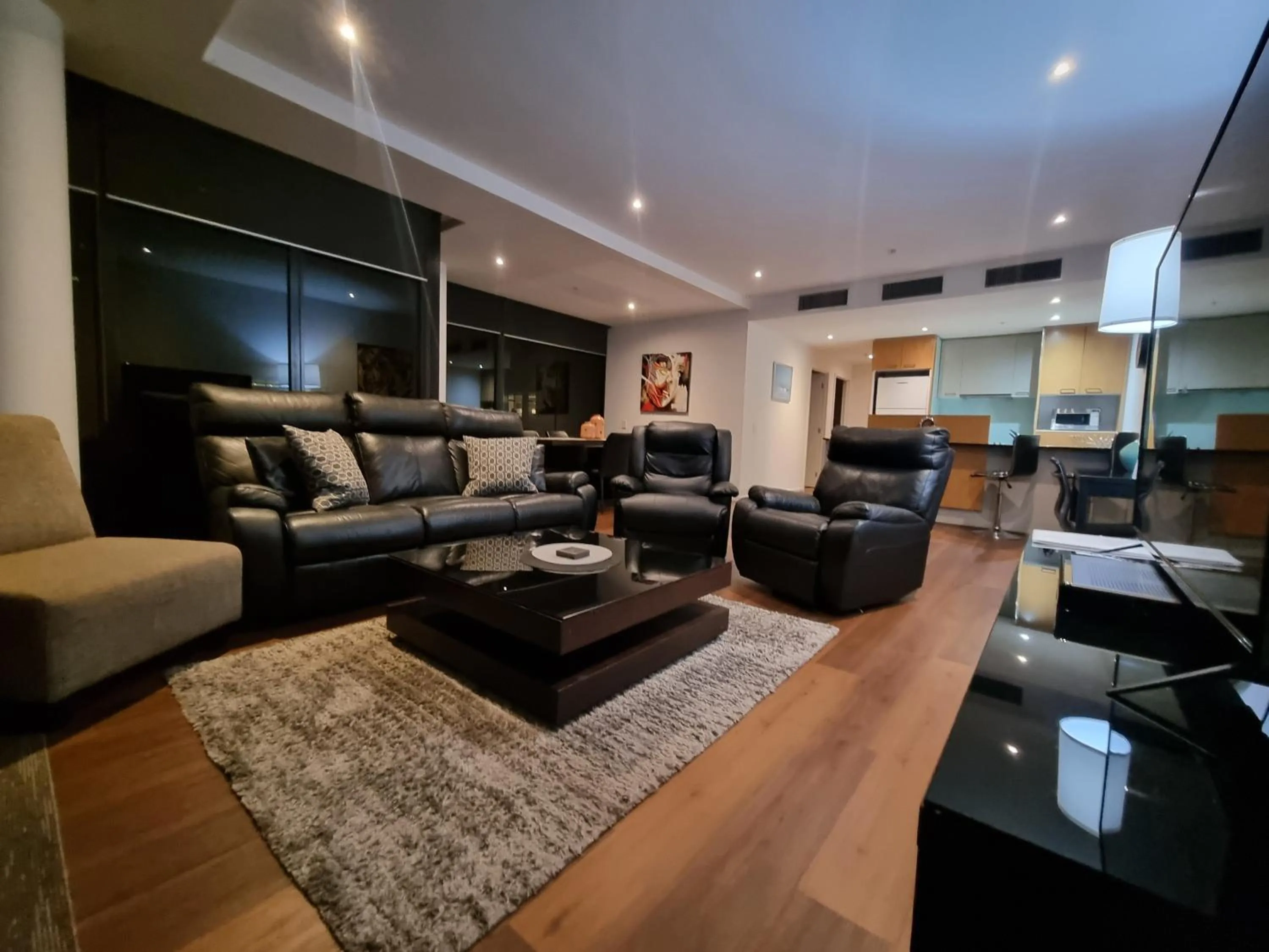 Living room in Accent Accommodation@Docklands