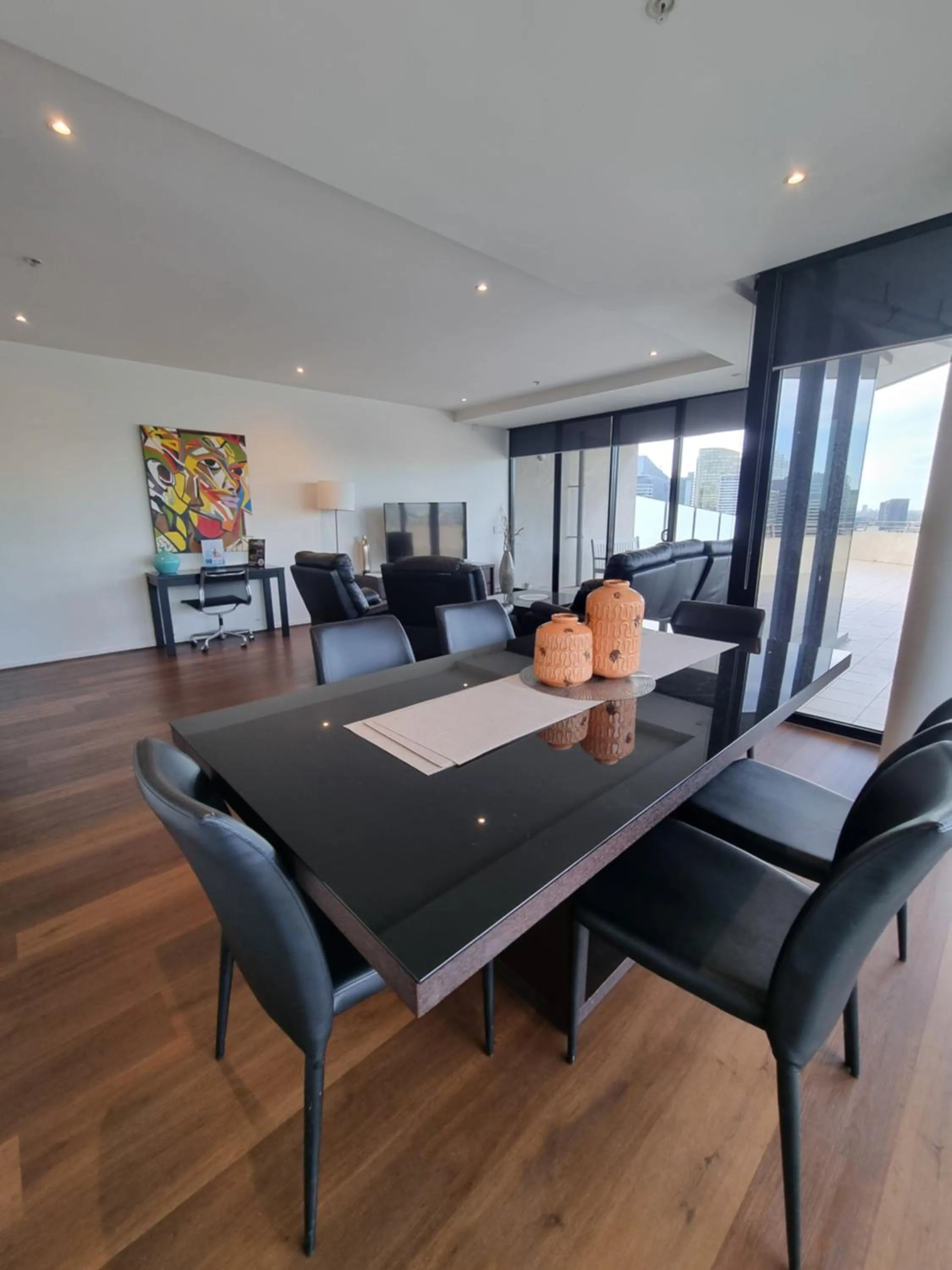 Seating area in Accent Accommodation@Docklands