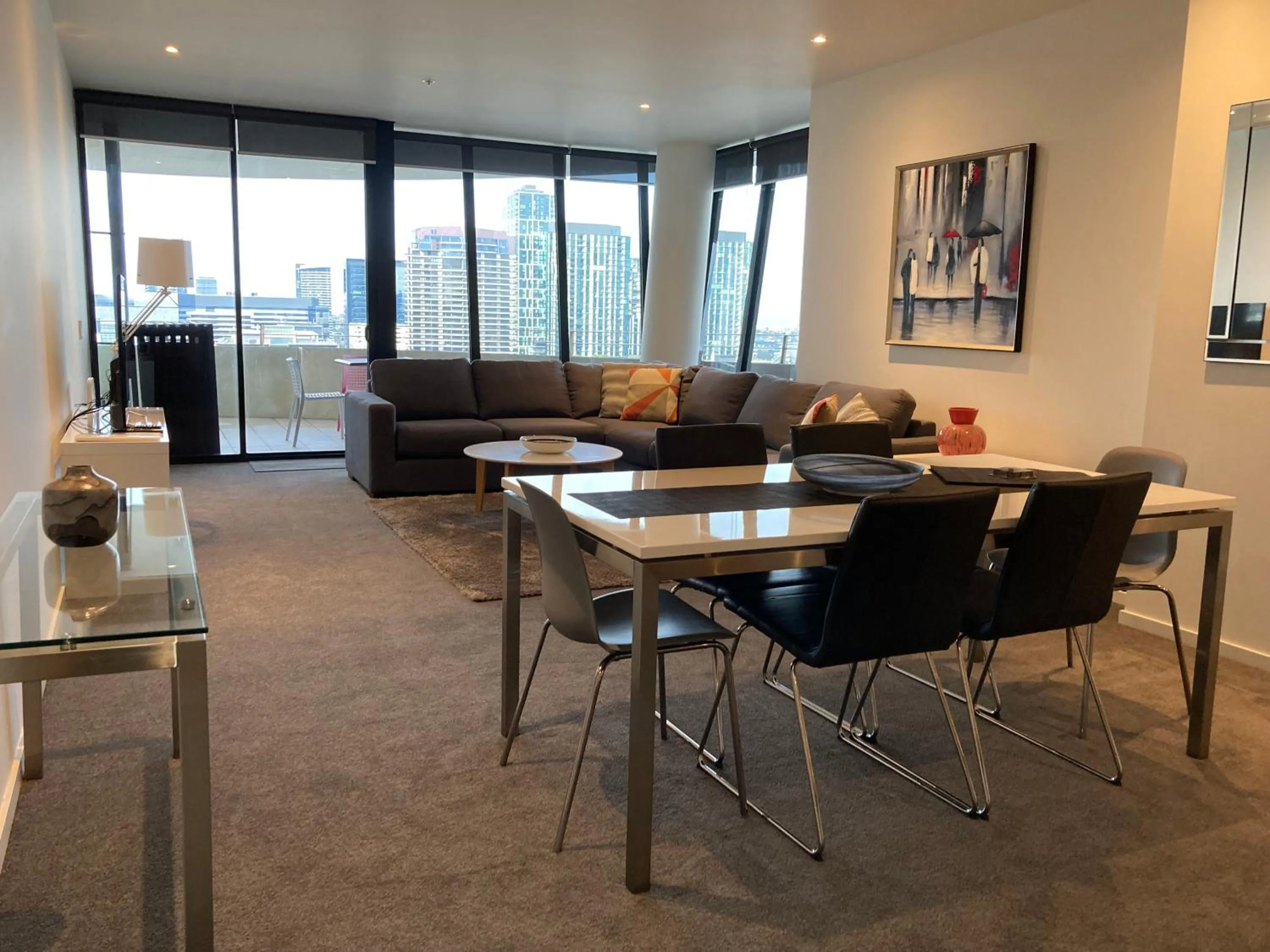 Living room in Accent Accommodation@Docklands
