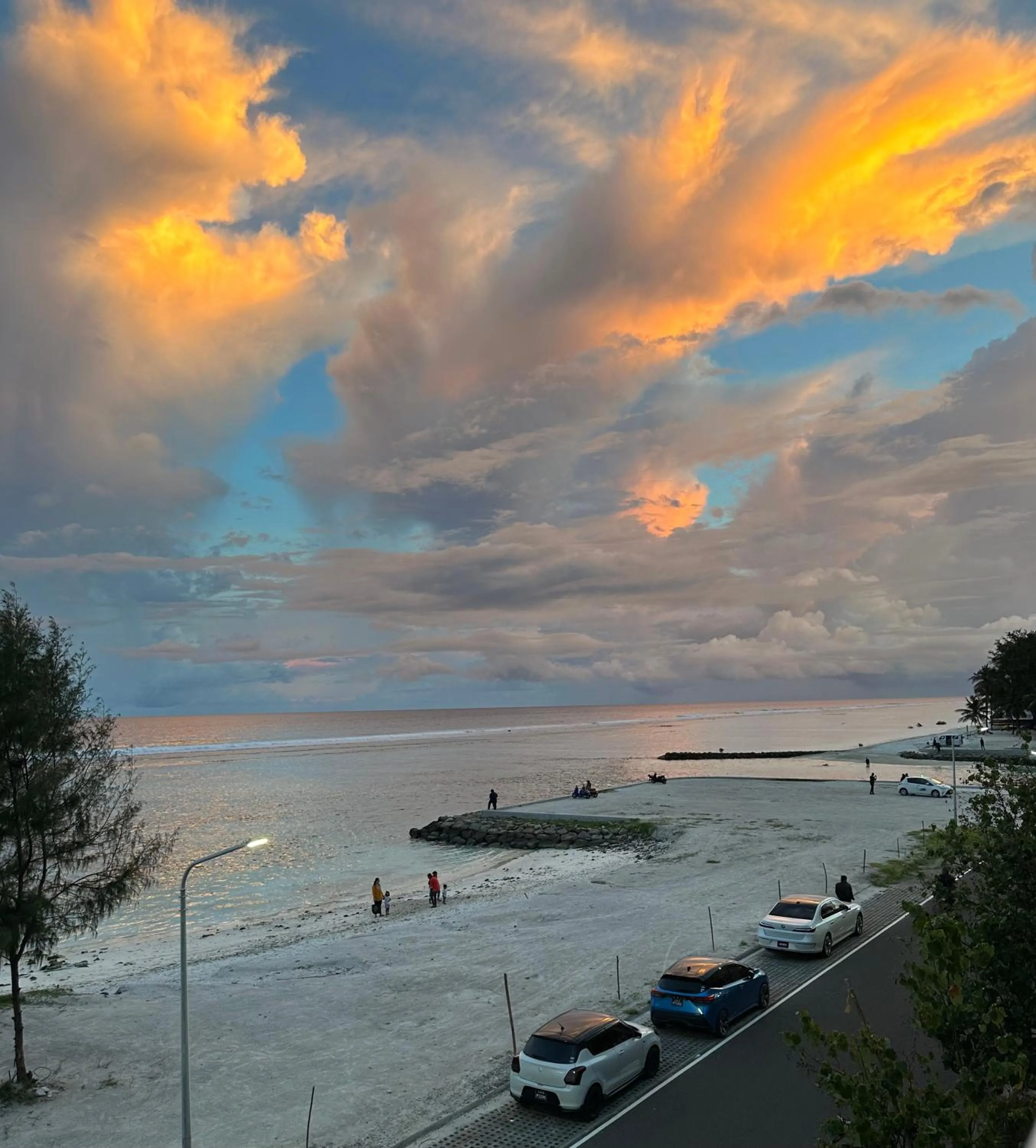 View (from property/room) in Lazzlla beach front apartments