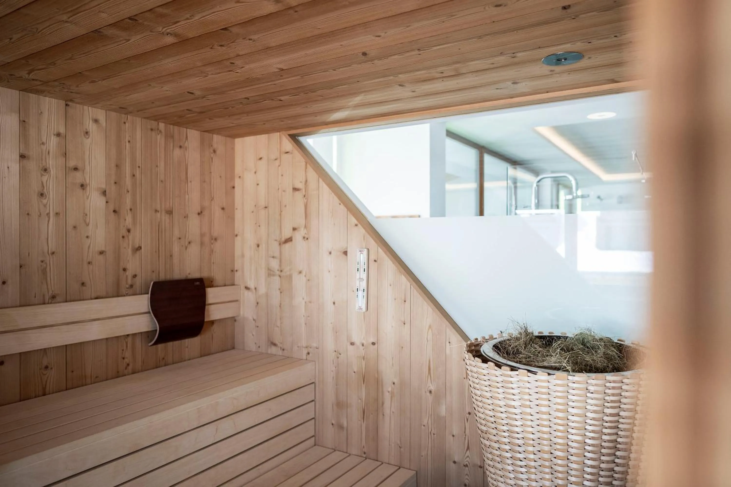 Sauna in Passo Sella Dolomiti Mountain Resort