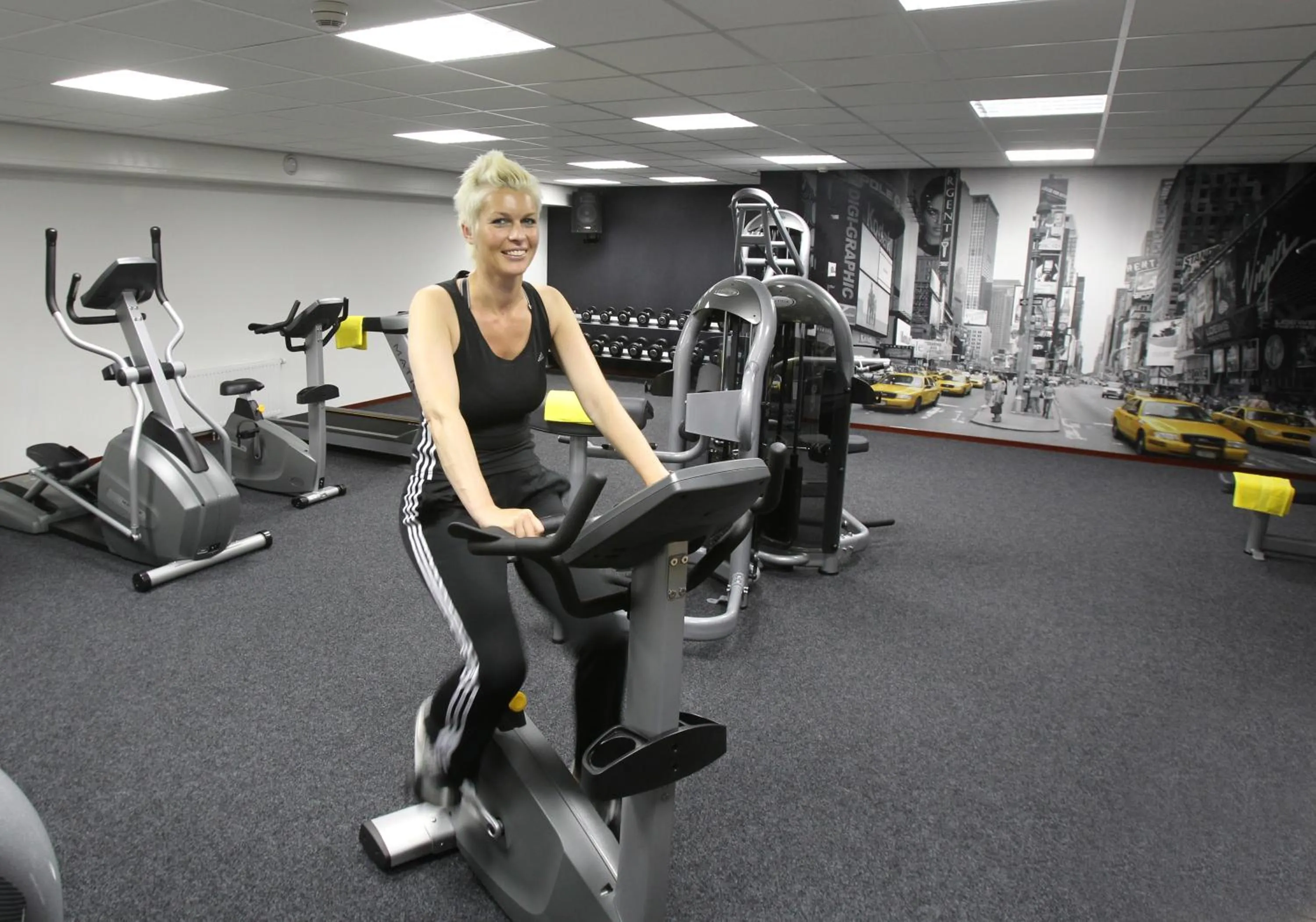 Fitness centre/facilities in Hotel Bornholm