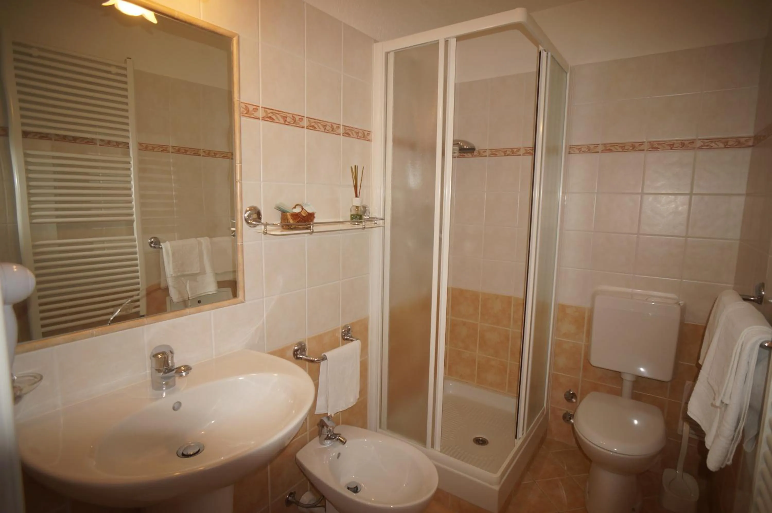 Shower in Hotel Aiguille Noire