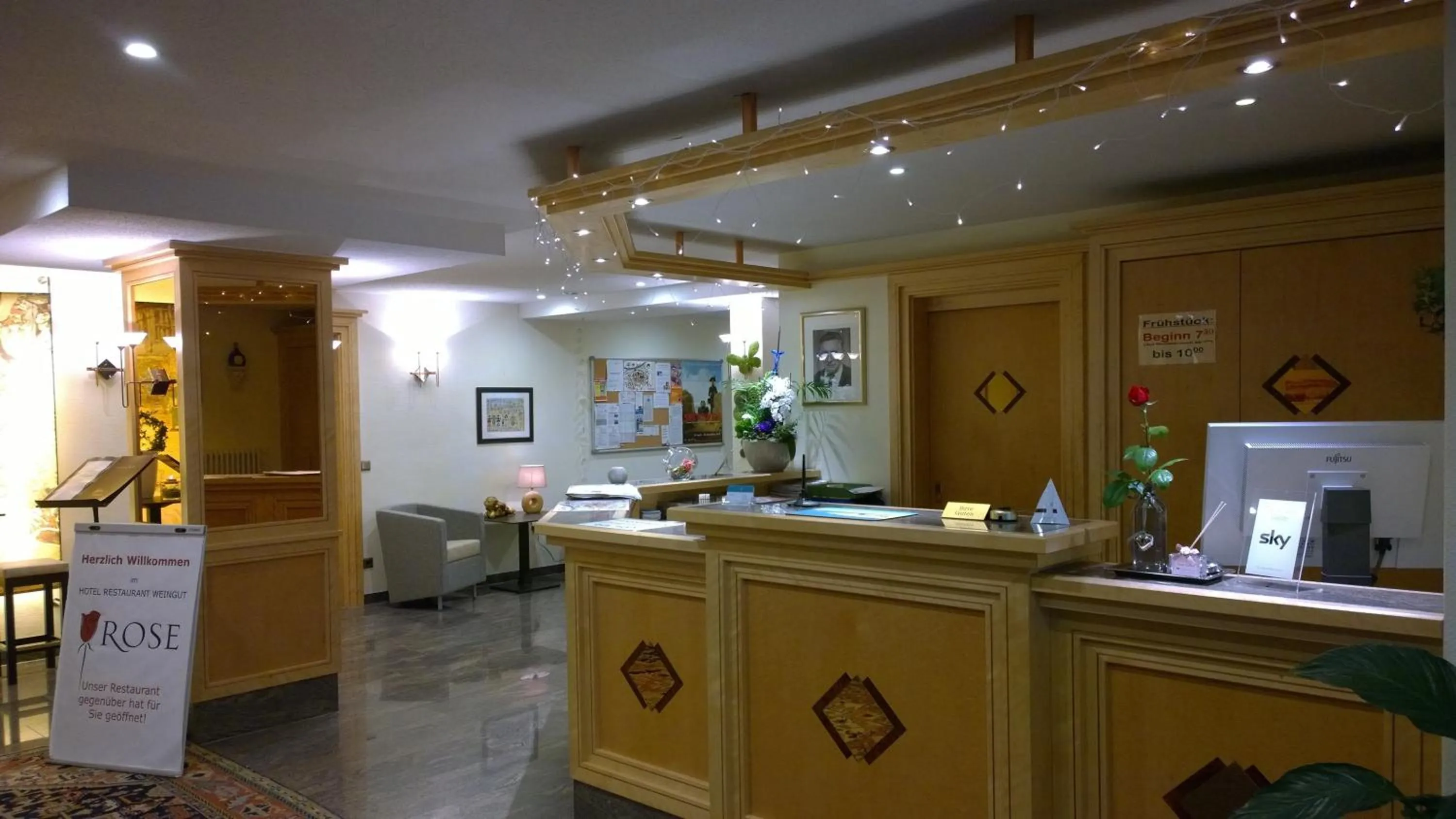 Lobby or reception in Weinhotel Rose