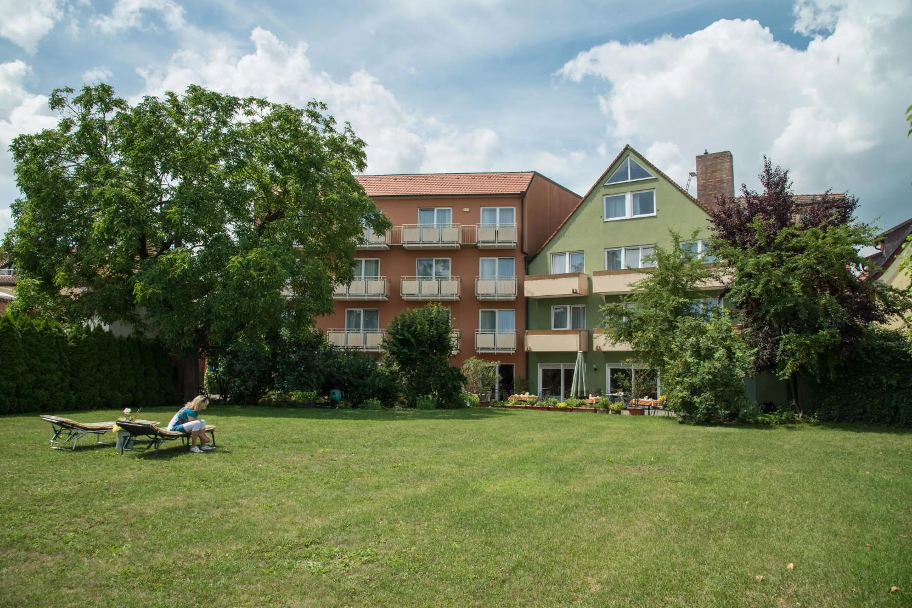 Property building in Weinhotel Rose