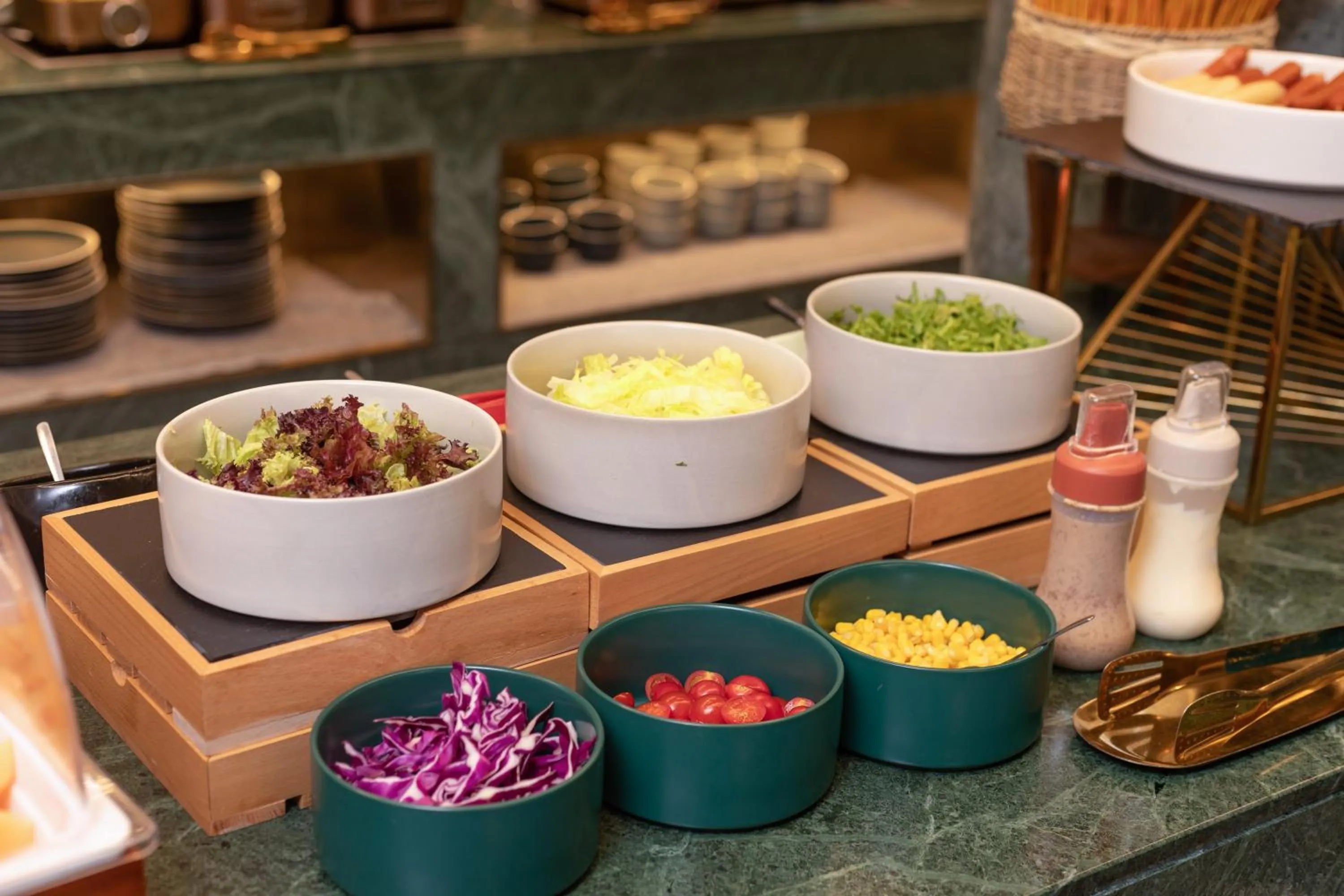 Breakfast in Zhangjiagang Pedestrian Street Manxin Hotel