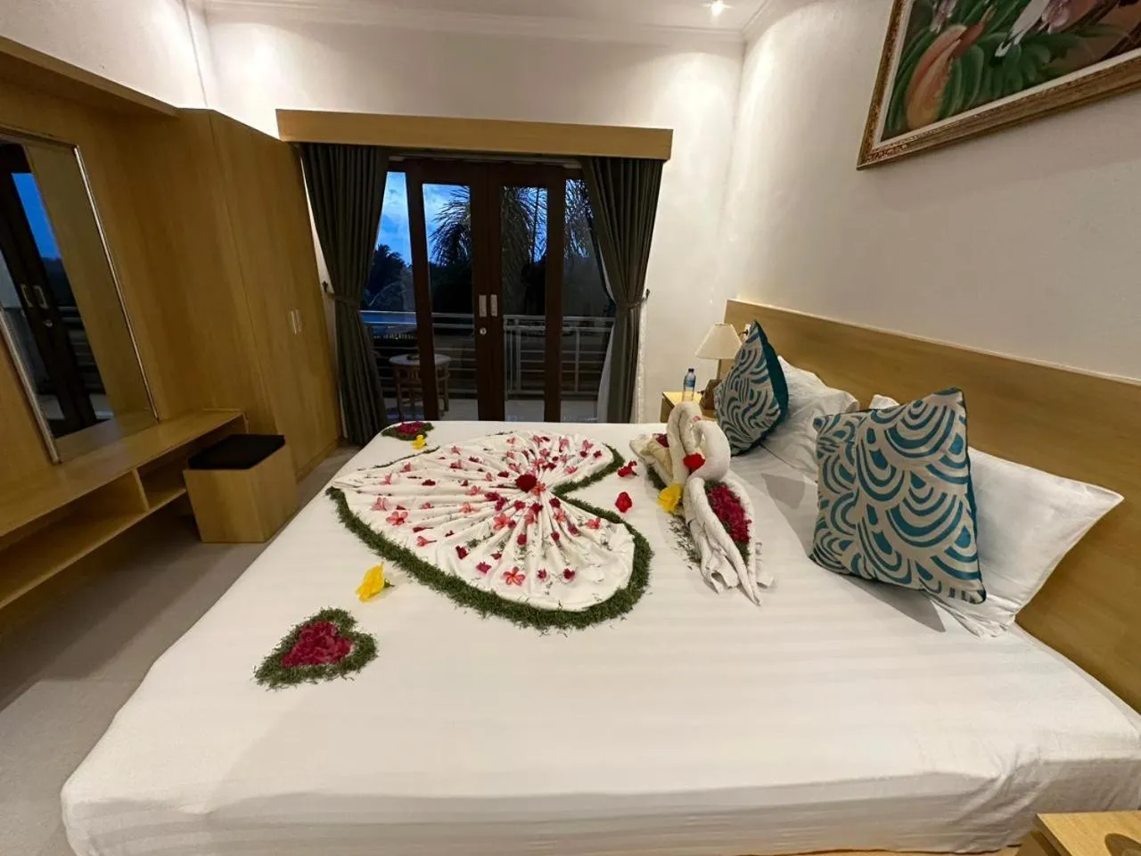 Natural landscape, Bed in Kelingking Sunset Point Hotel & Spa