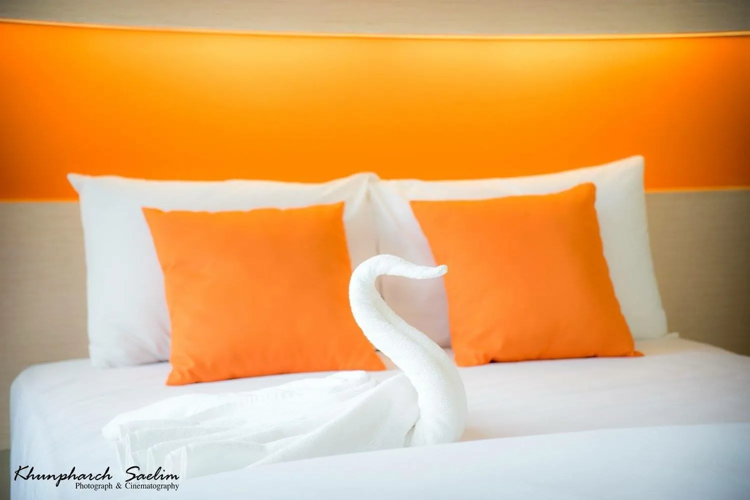 Bed in The Lephant Hotel