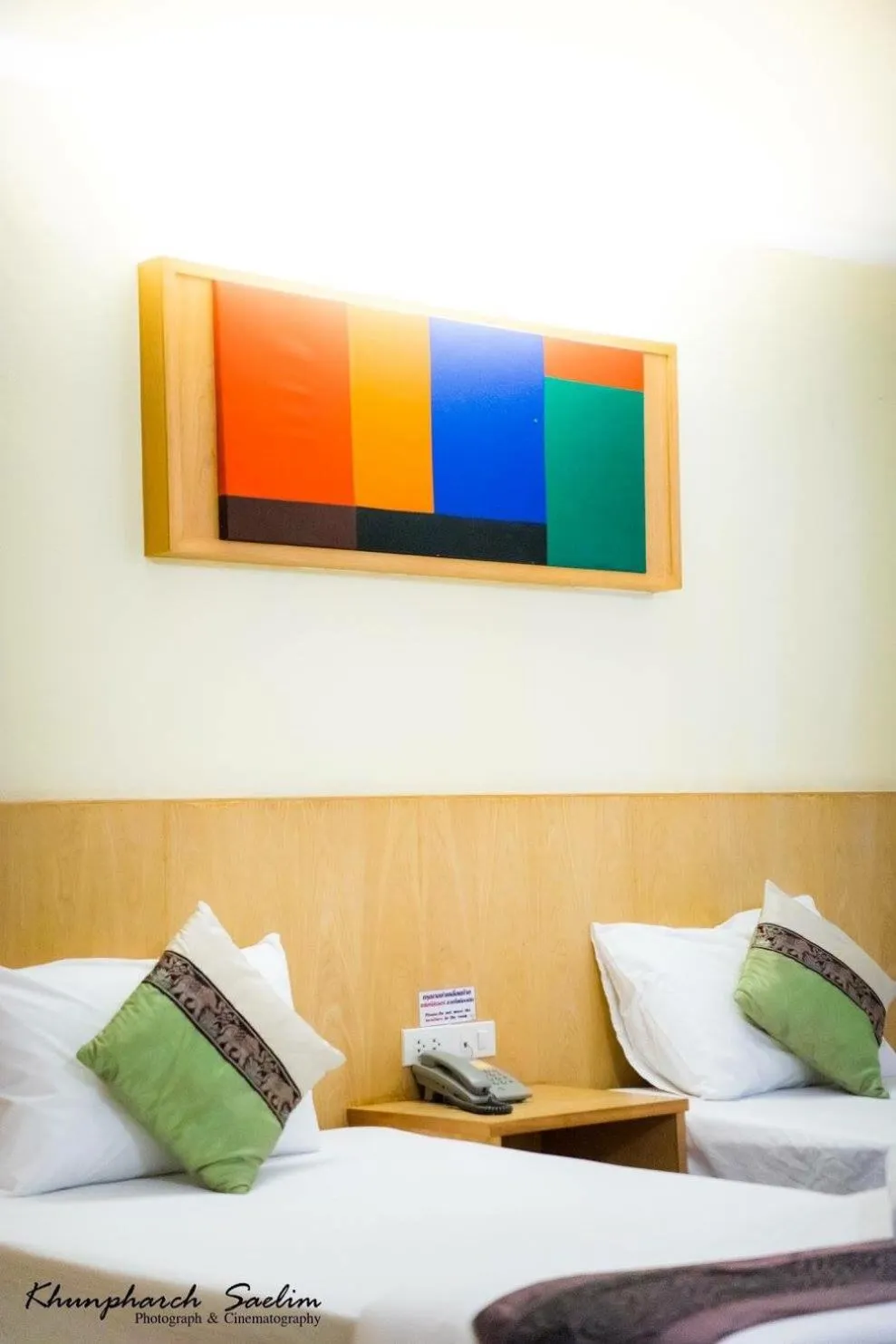 Bed in The Lephant Hotel