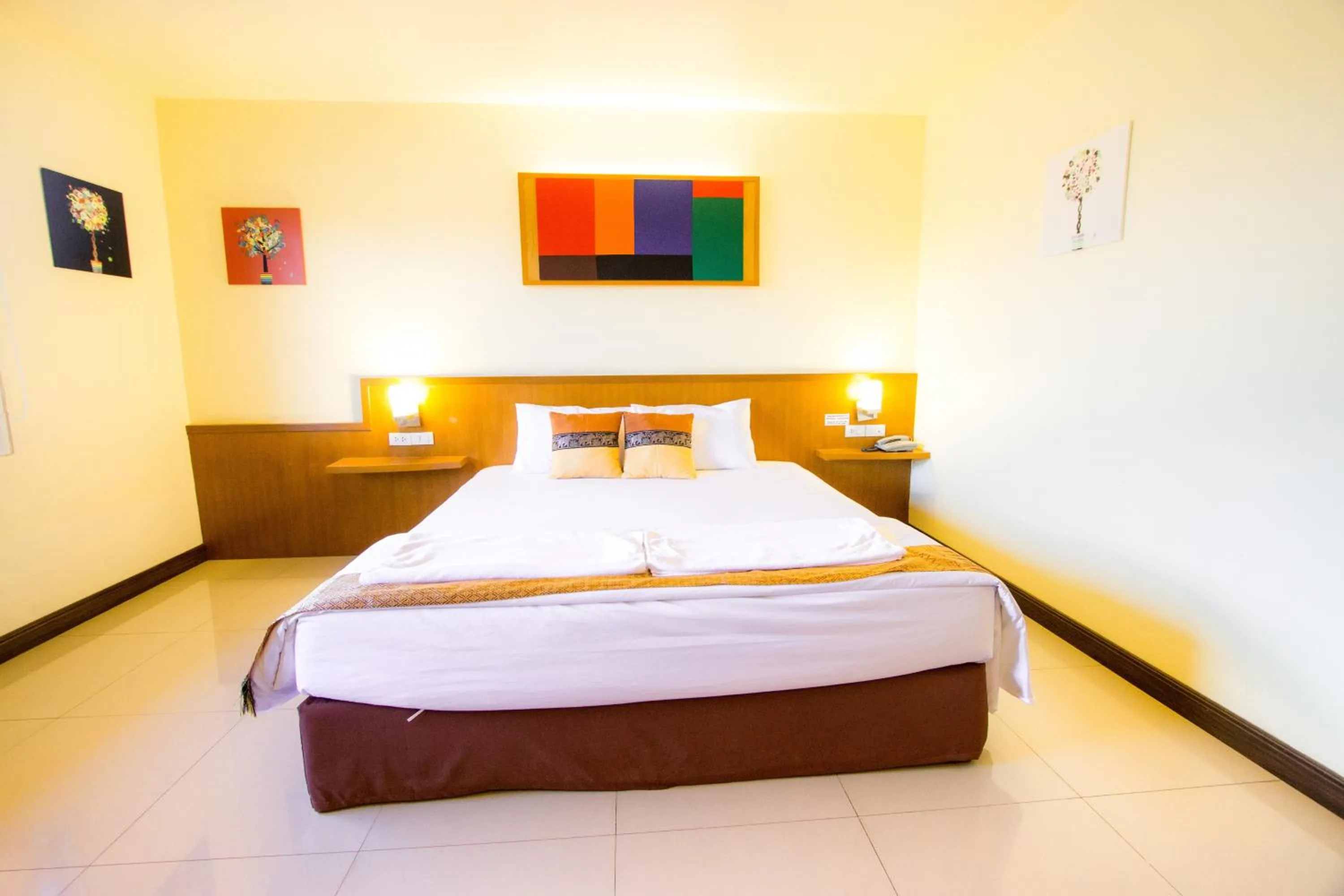 Decorative detail, Bed in The Lephant Hotel