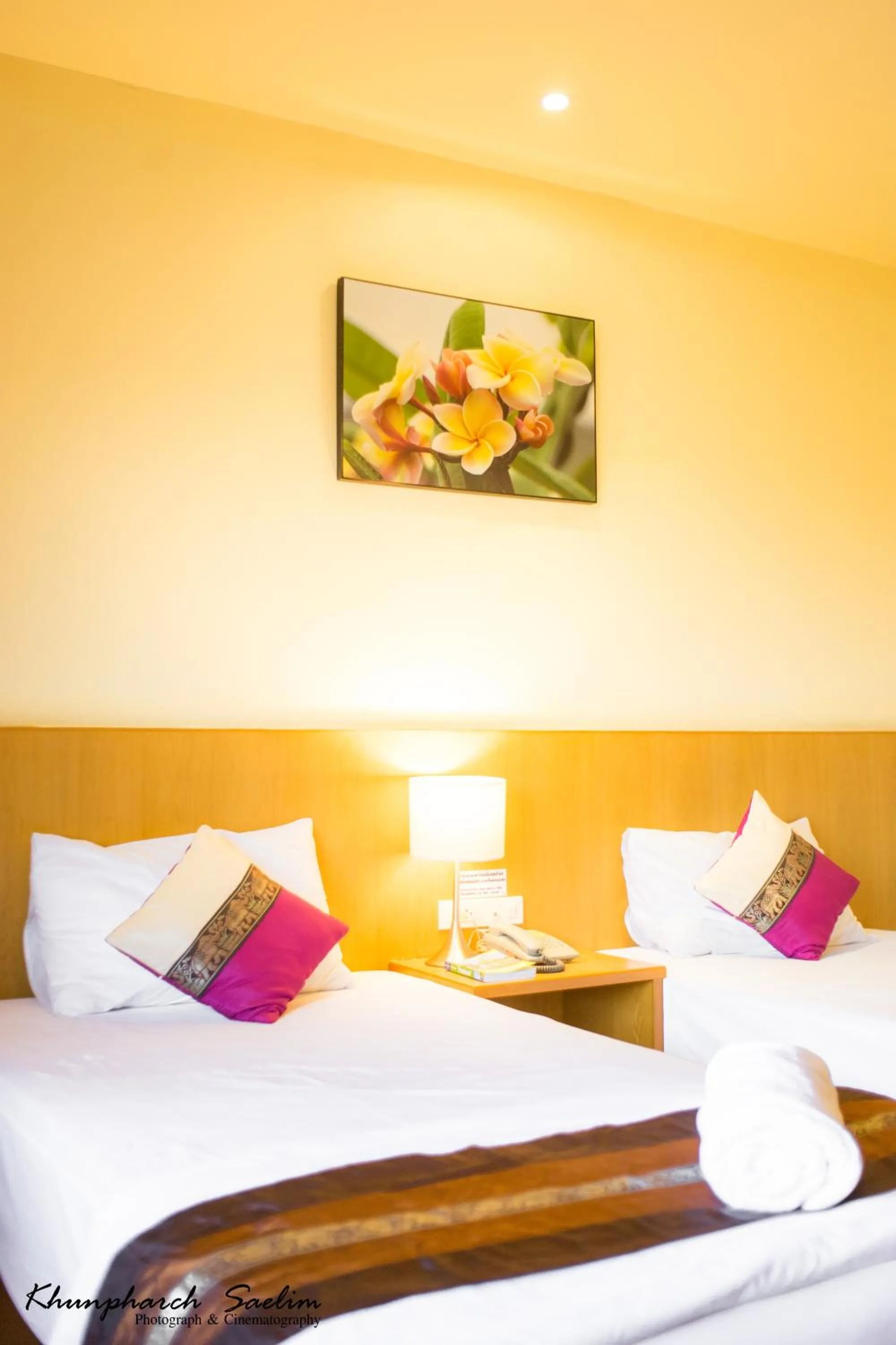 Bed in The Lephant Hotel