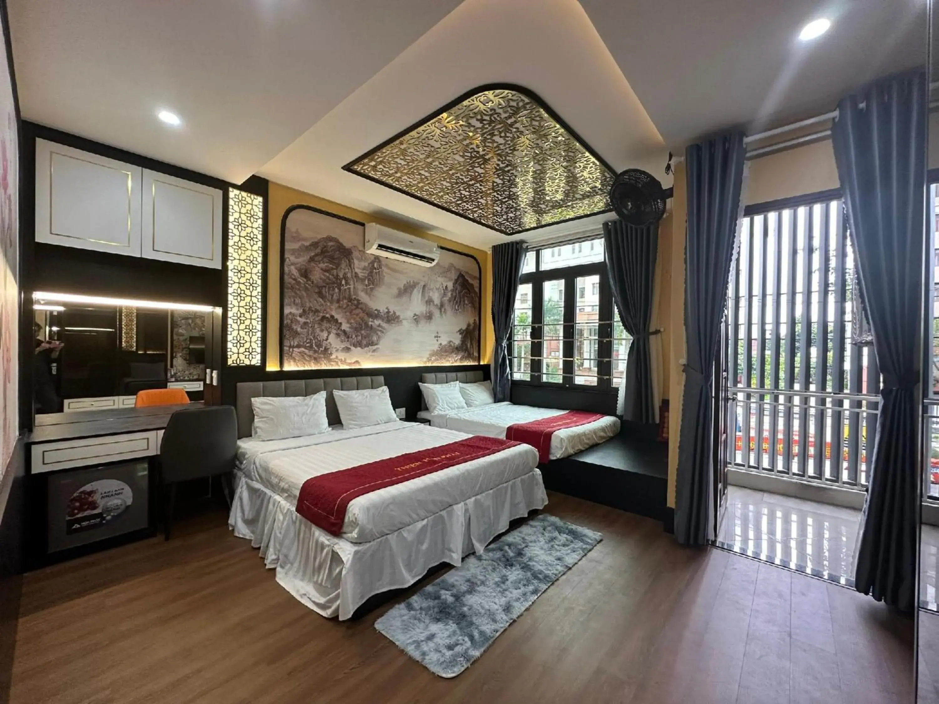 Deluxe Family Room in Thien Han Phat Hotel Deluxe Family Room in Thien Han Phat Hotel