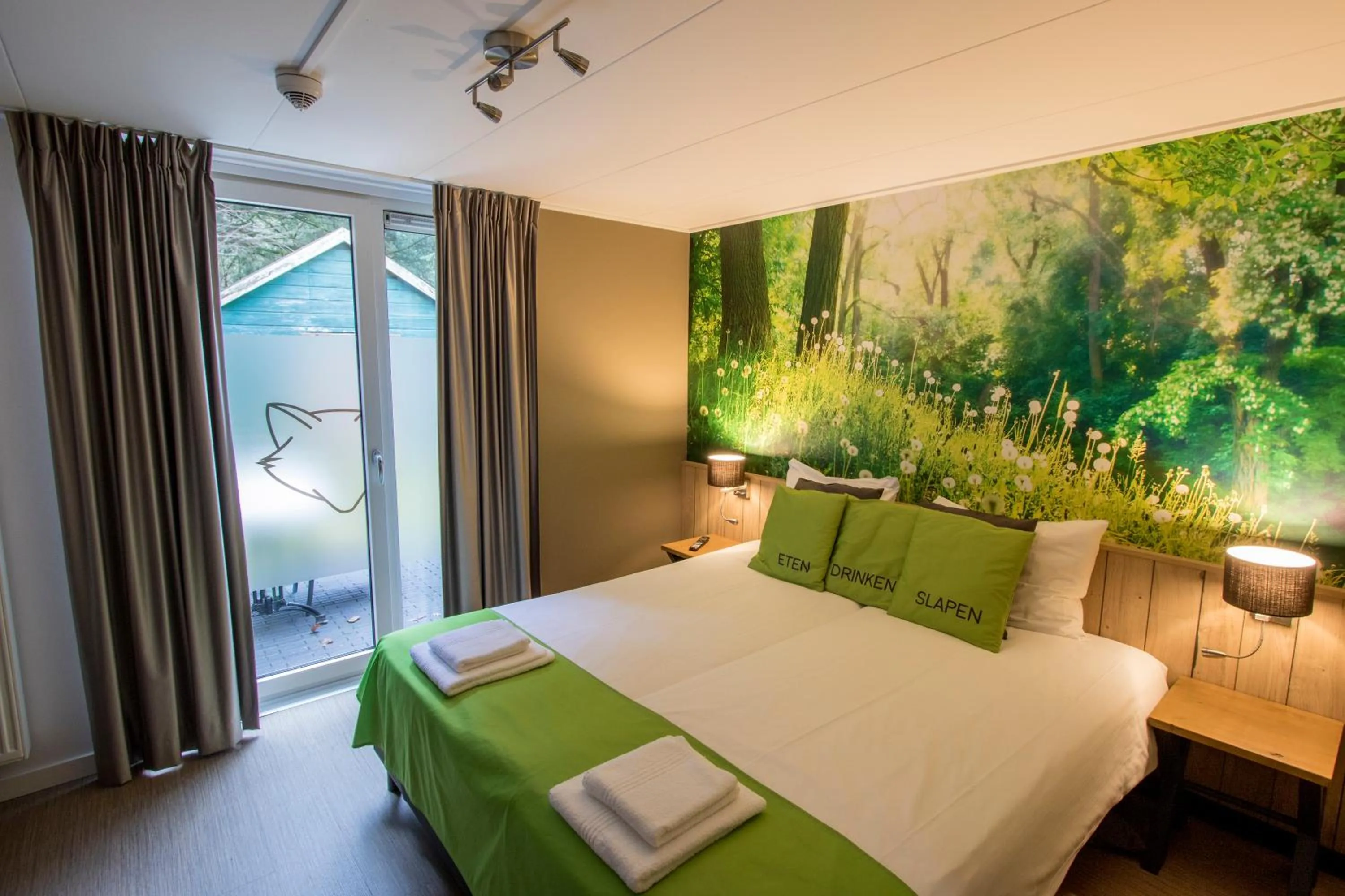 Bed in Hotel Restaurant 'de Vossenberg'