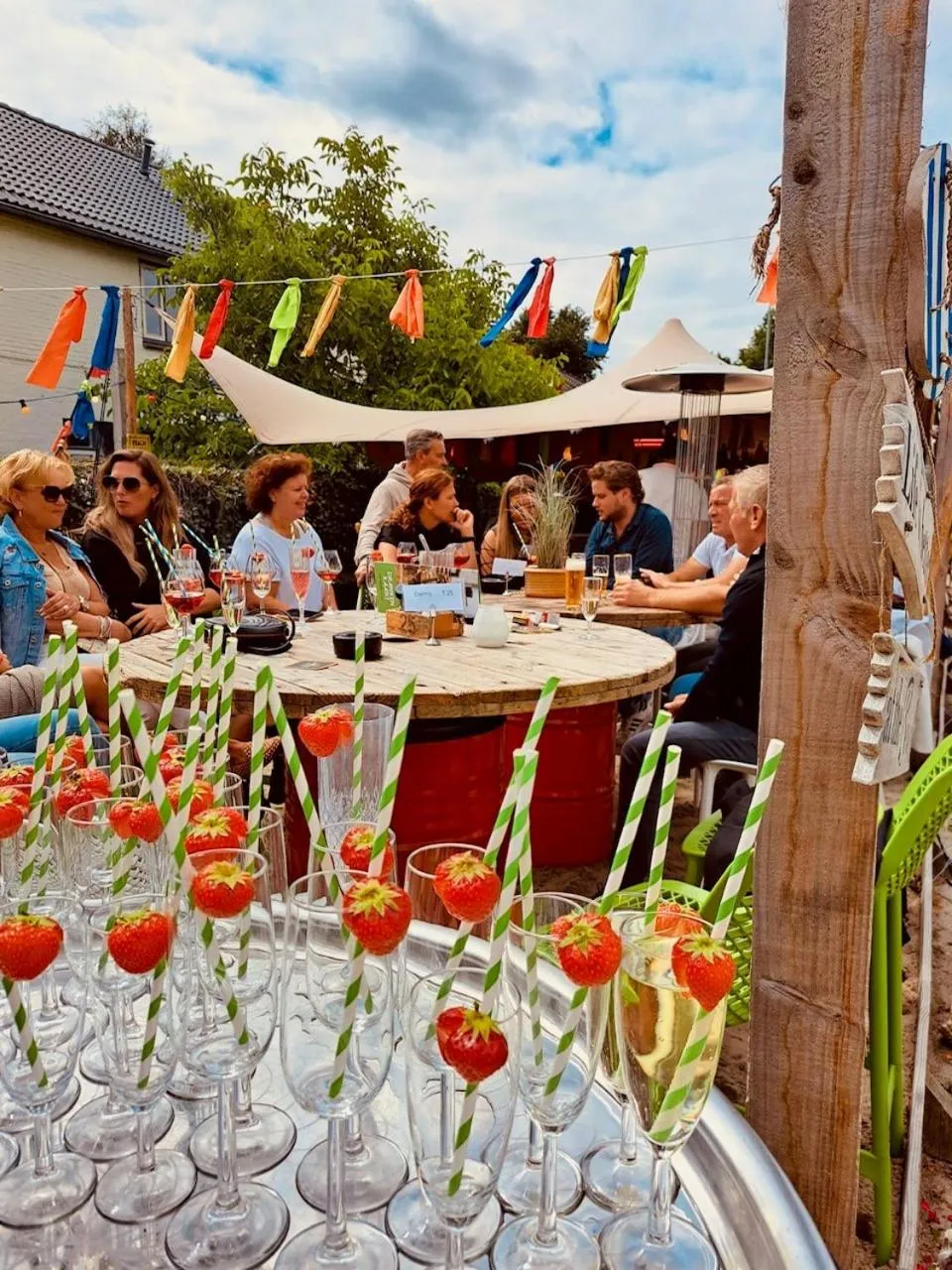 Balcony/Terrace in Hotel Restaurant 'de Vossenberg'