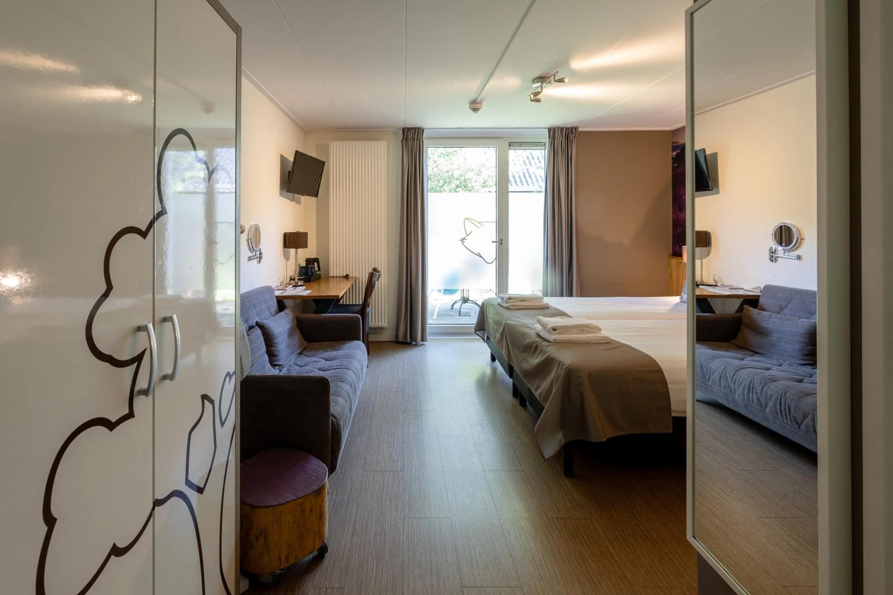 Photo of the whole room, Bed in Hotel Restaurant 'de Vossenberg'