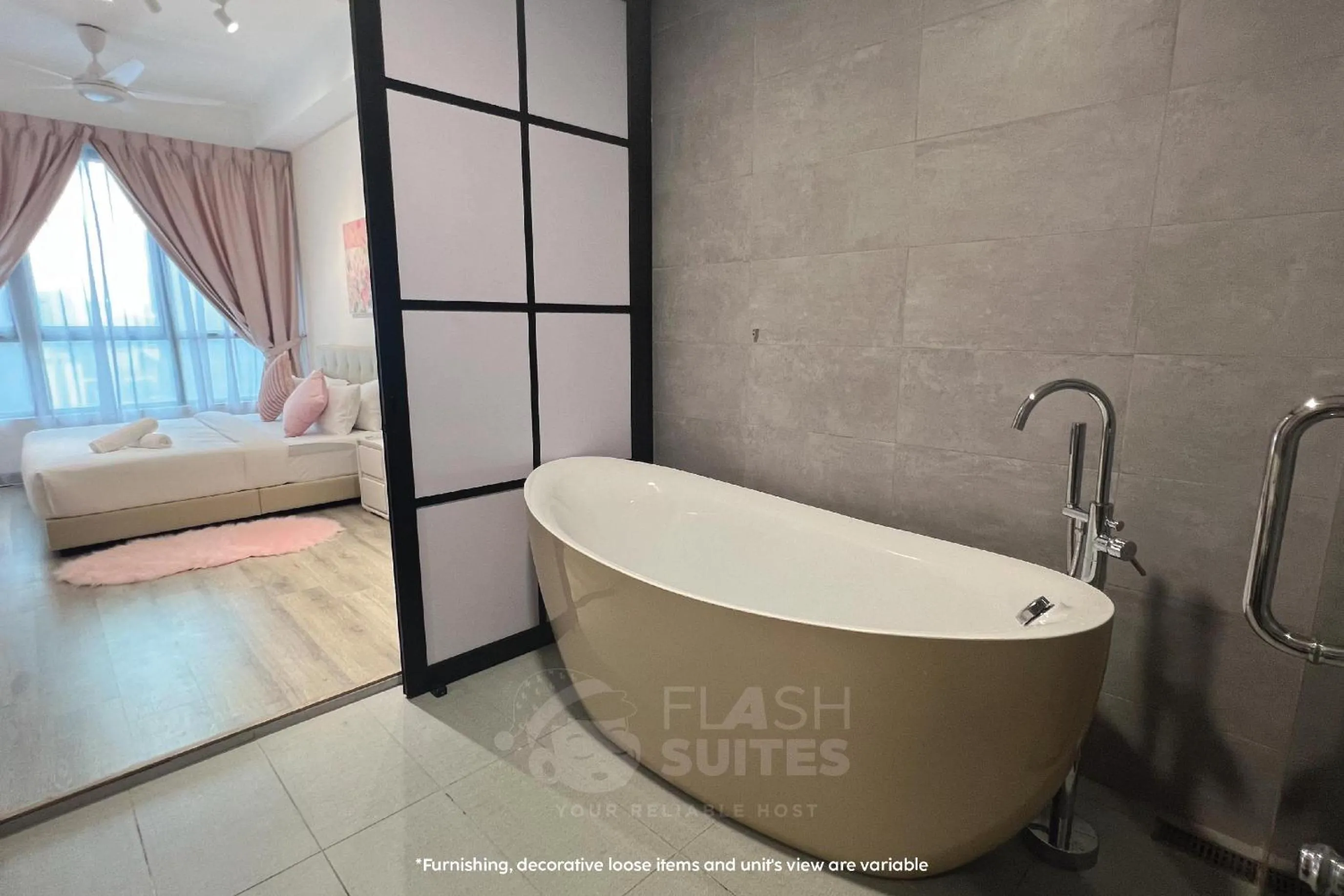 Bed in Cubic Botanical Premium Suites @ Bangsar South