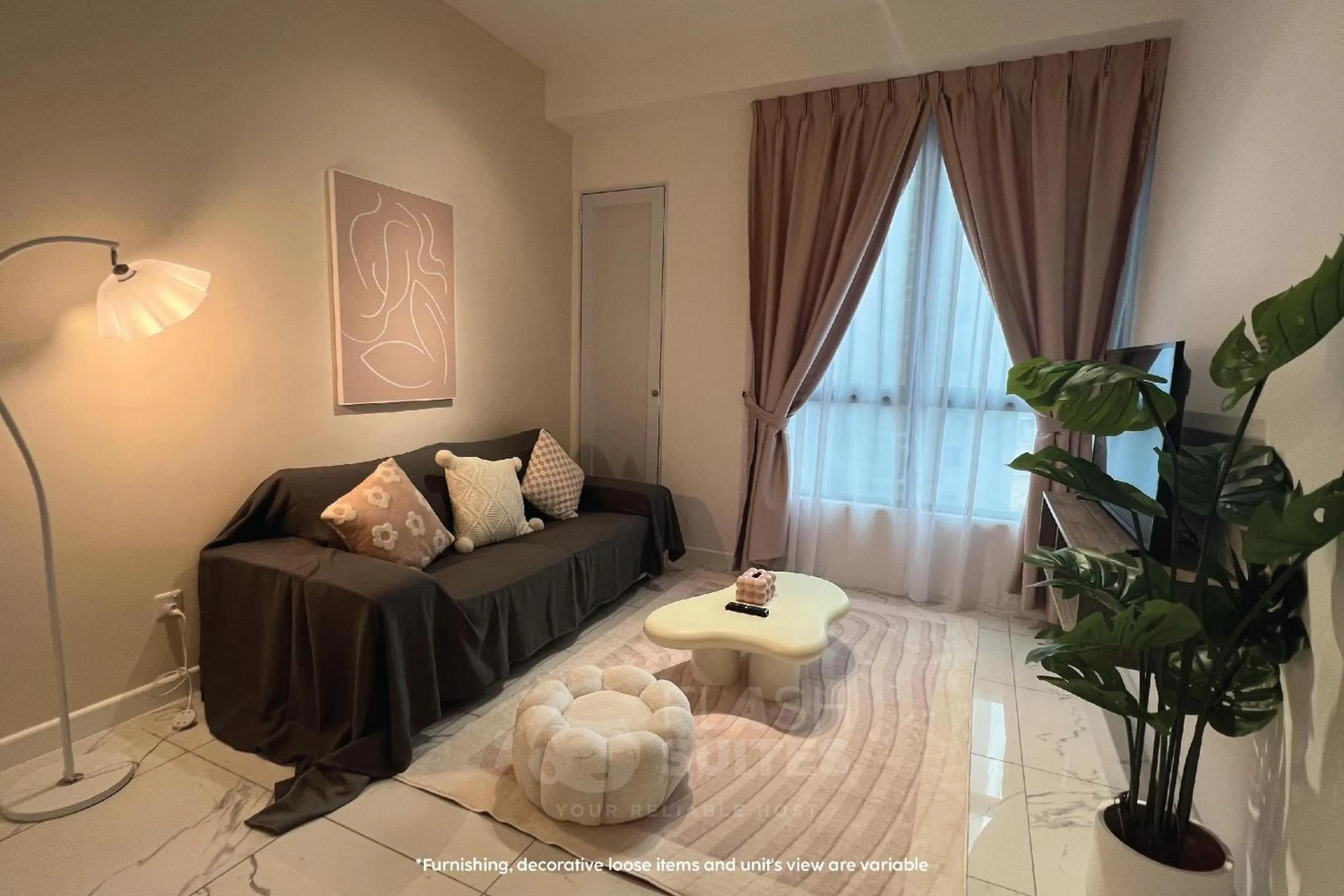 Bed in Cubic Botanical Premium Suites @ Bangsar South