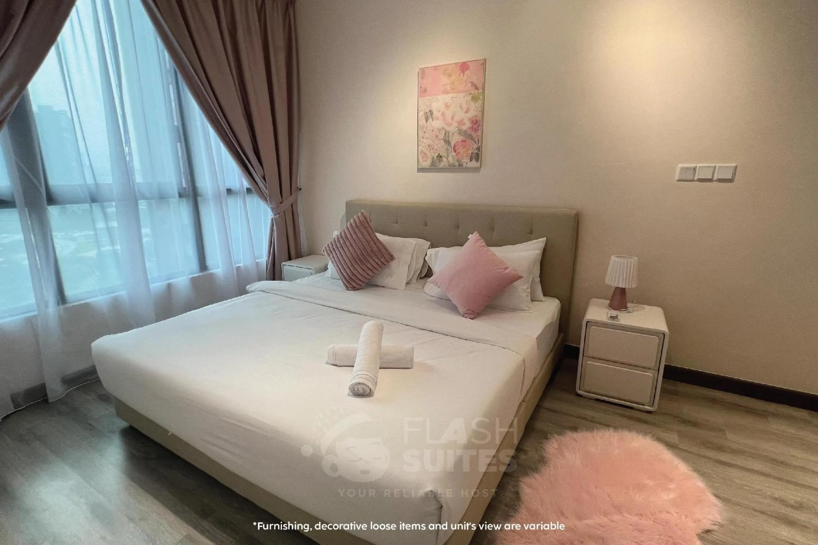 Bed in Cubic Botanical Premium Suites @ Bangsar South