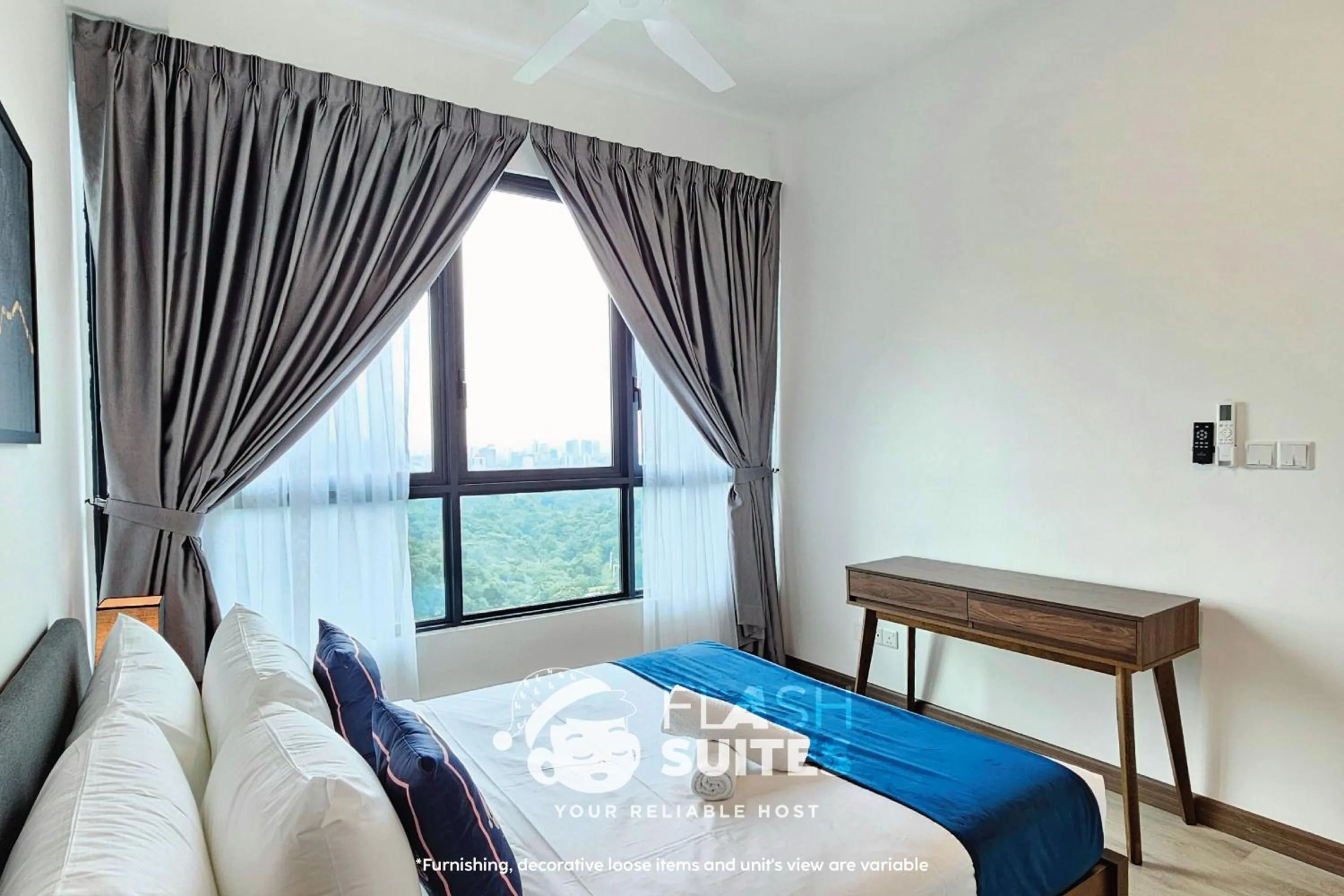 Bedroom, Bed in Cubic Botanical Premium Suites @ Bangsar South
