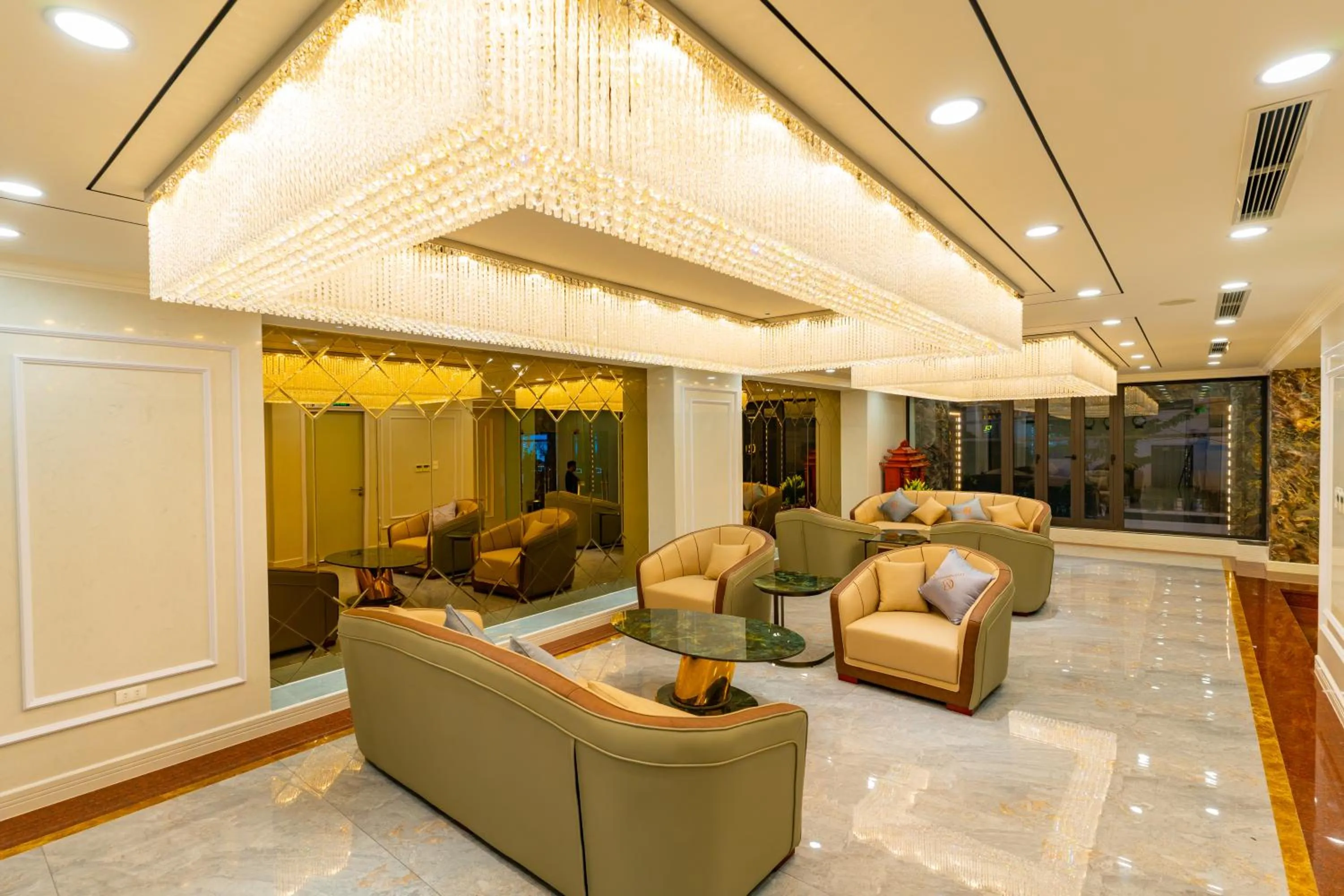 Lobby or reception in CM Hotel & Apartment