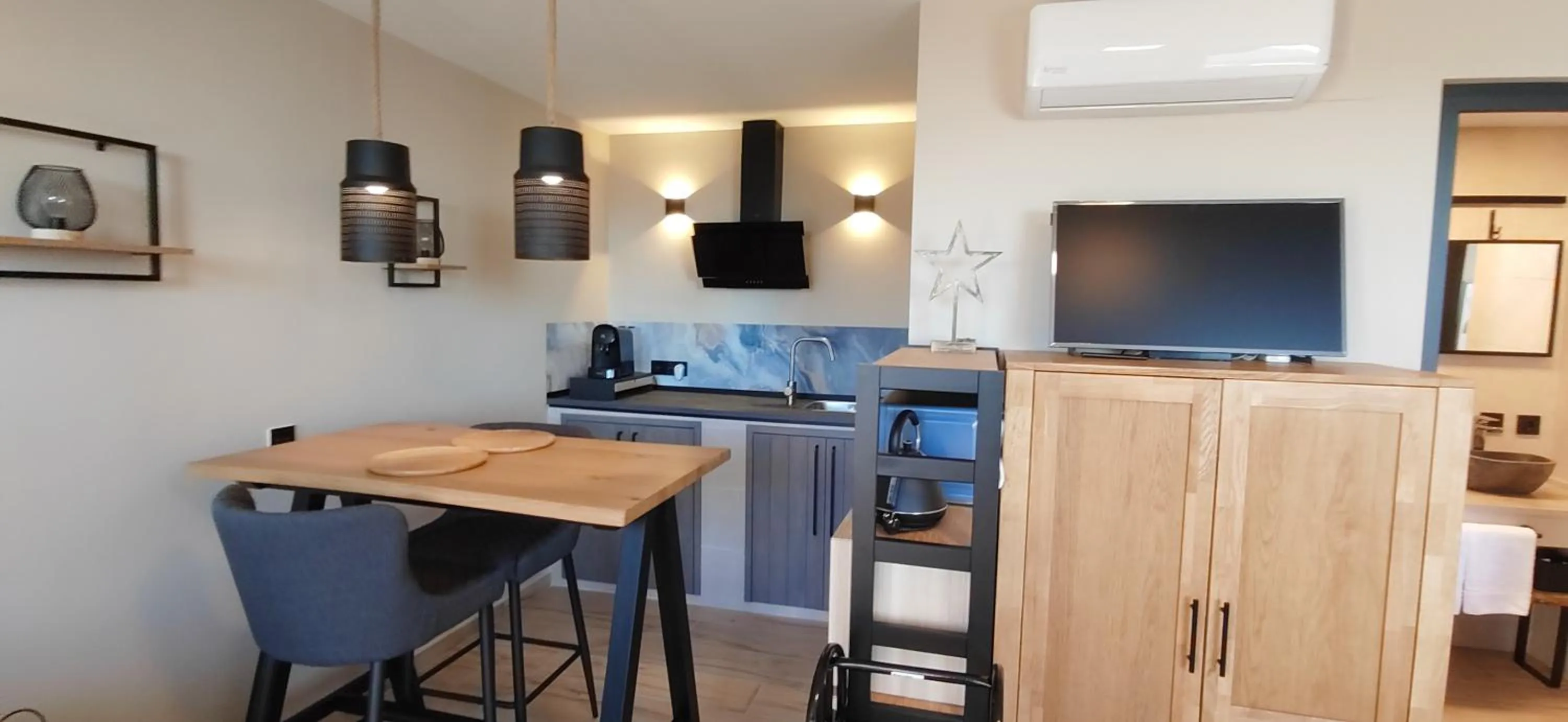 Kitchen or kitchenette in Las estrellas del duende