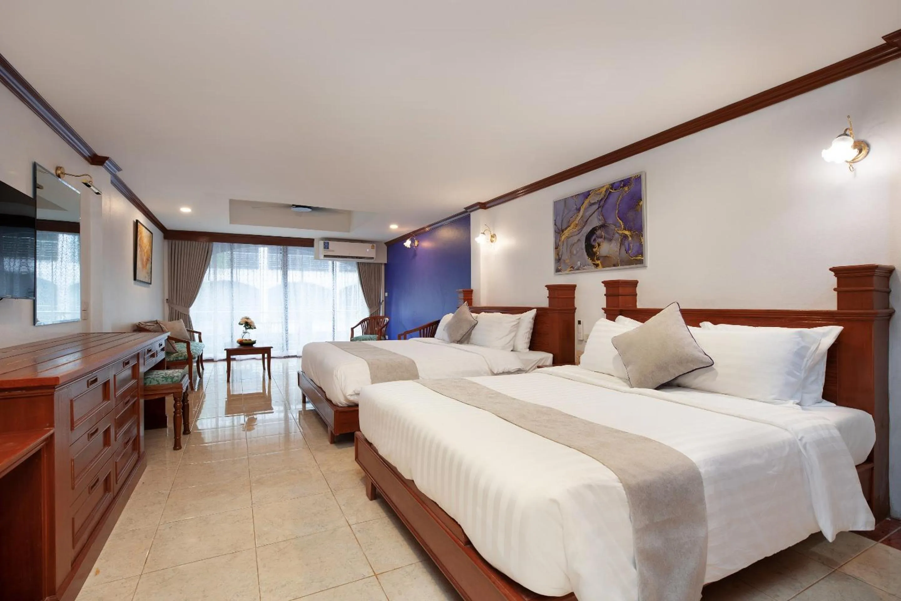 Bed in Aspira Resort Klong Muang Krabi