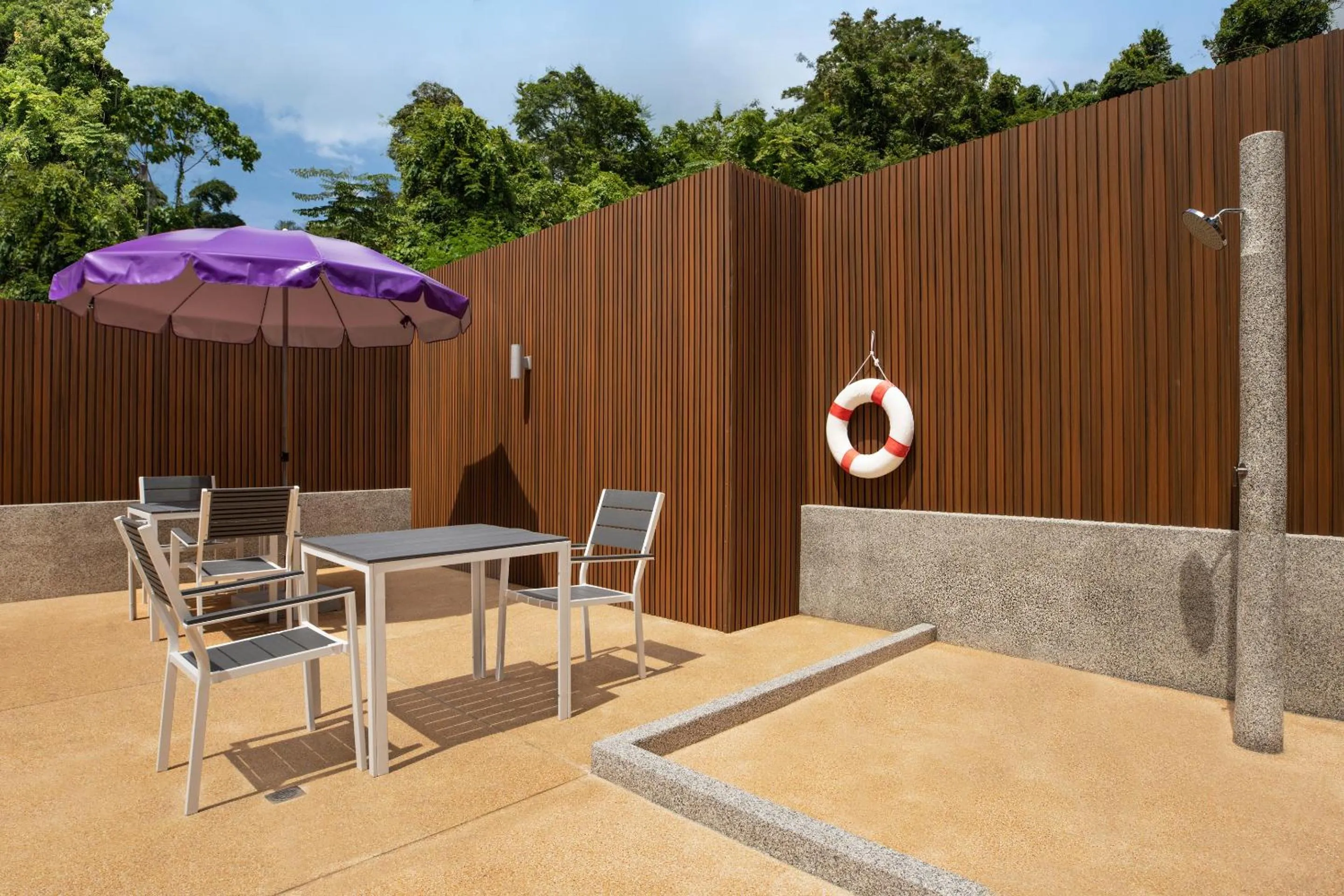 sunbed in Aspira Resort Klong Muang Krabi