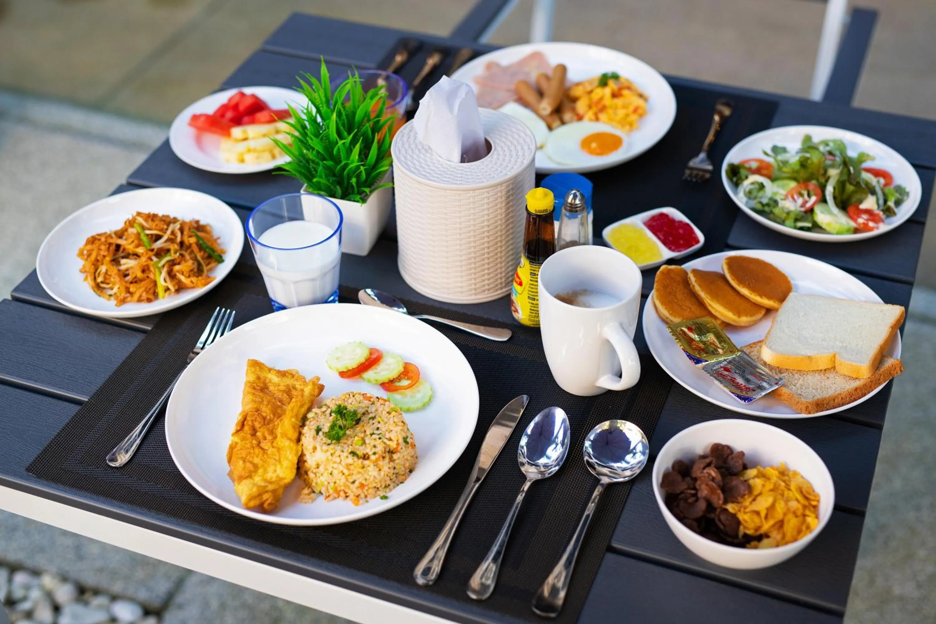 Breakfast in Aspira Resort Klong Muang Krabi